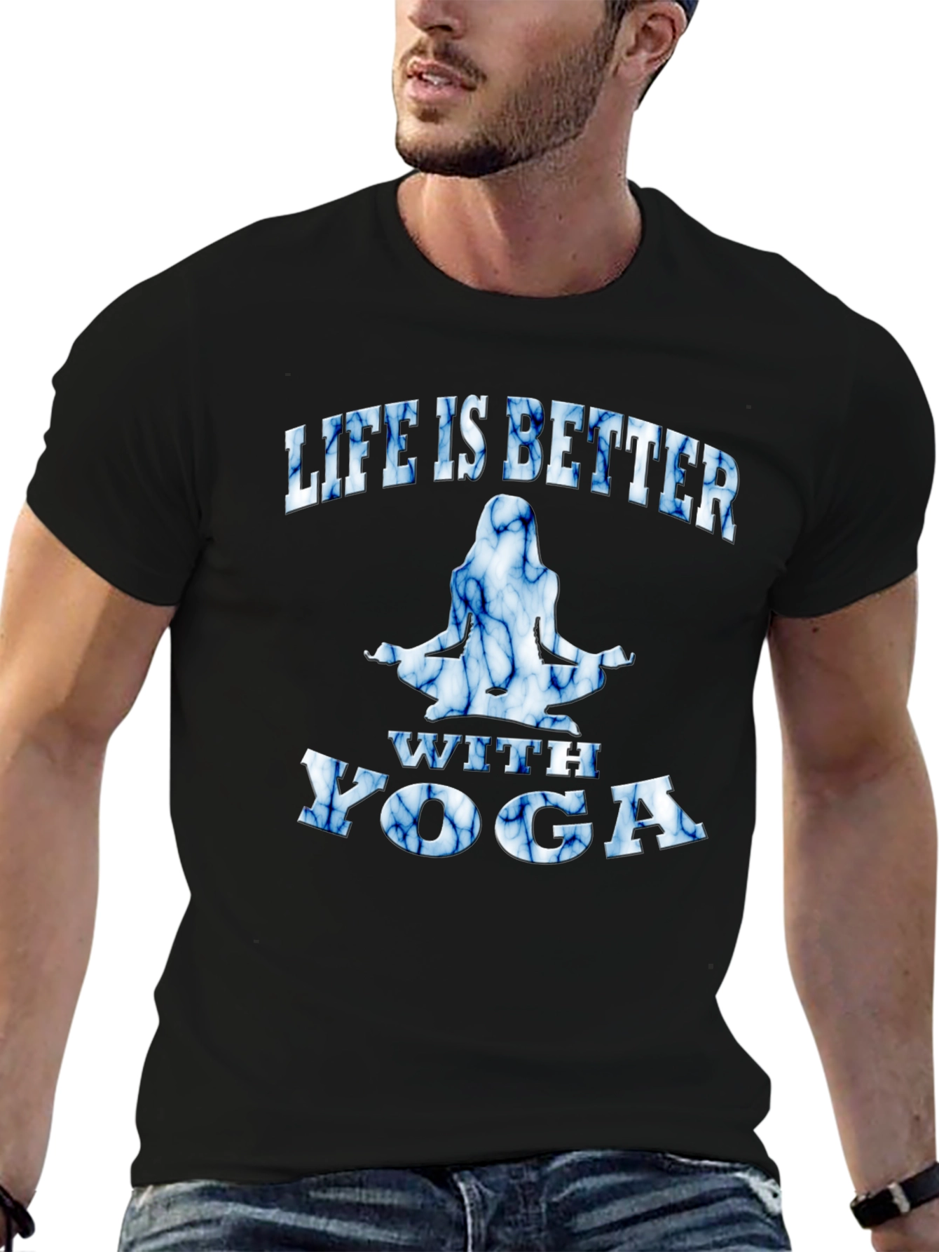 Life is Better with Yoga Graphic T-Shirt