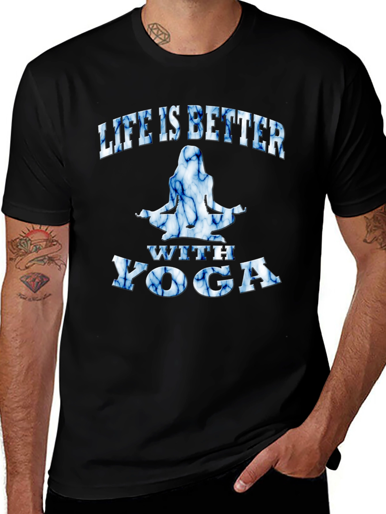 Life is Better with Yoga Graphic T-Shirt