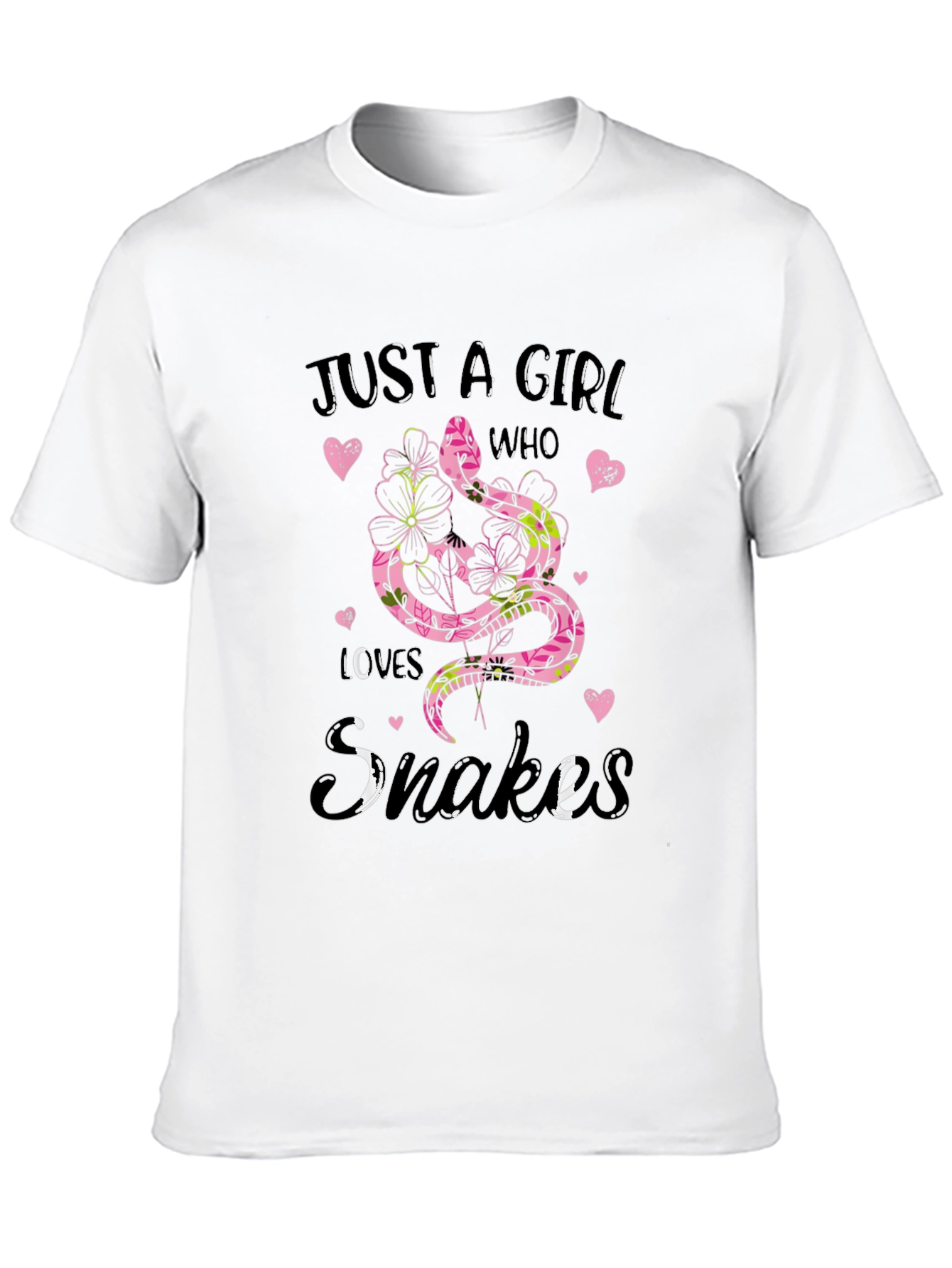 Just A Girl Who Loves Snakes Graphic Tee