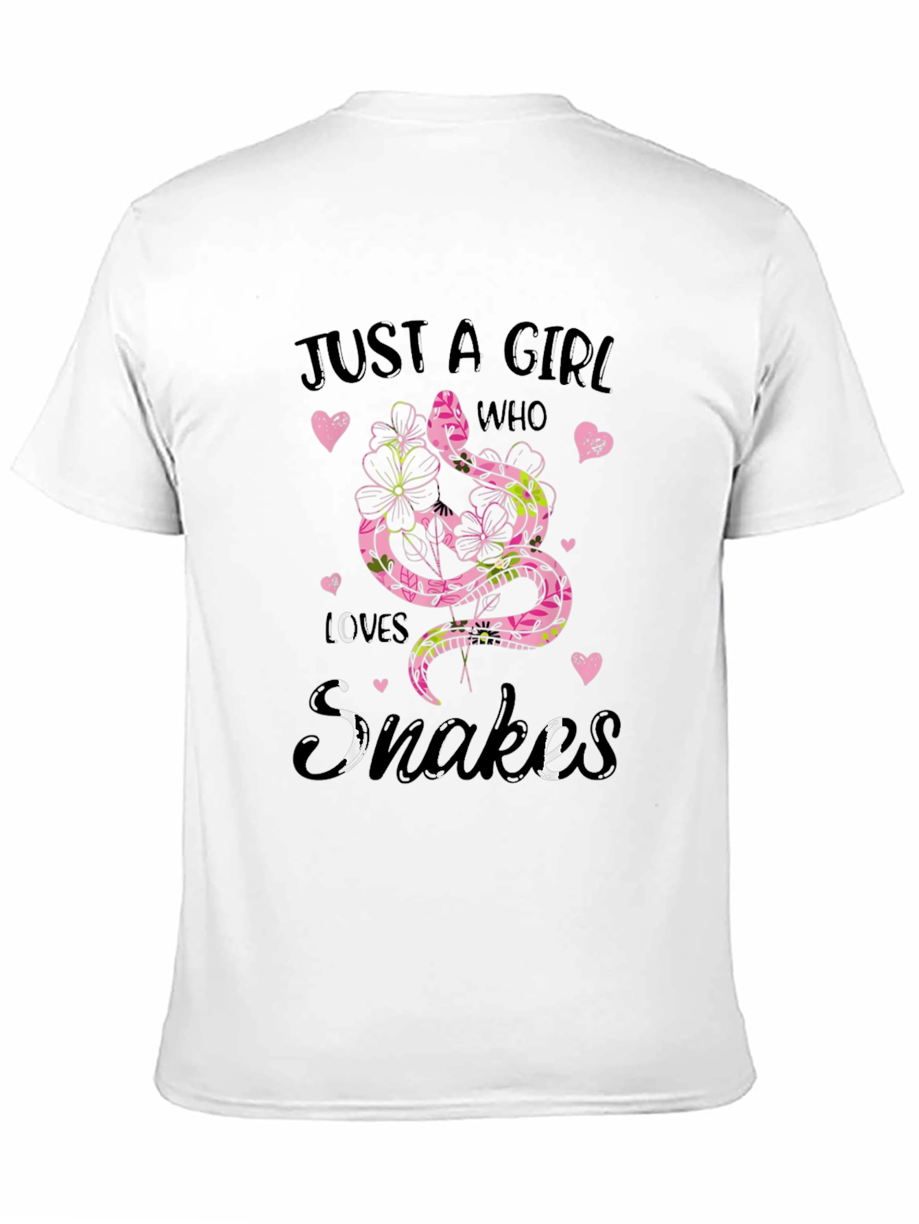 Just A Girl Who Loves Snakes Graphic Tee