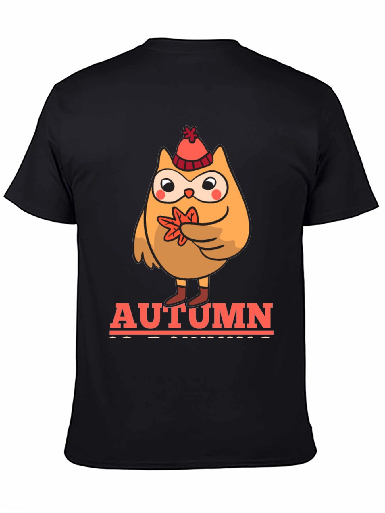 Autumn Owl T-Shirt - Fall Vibes