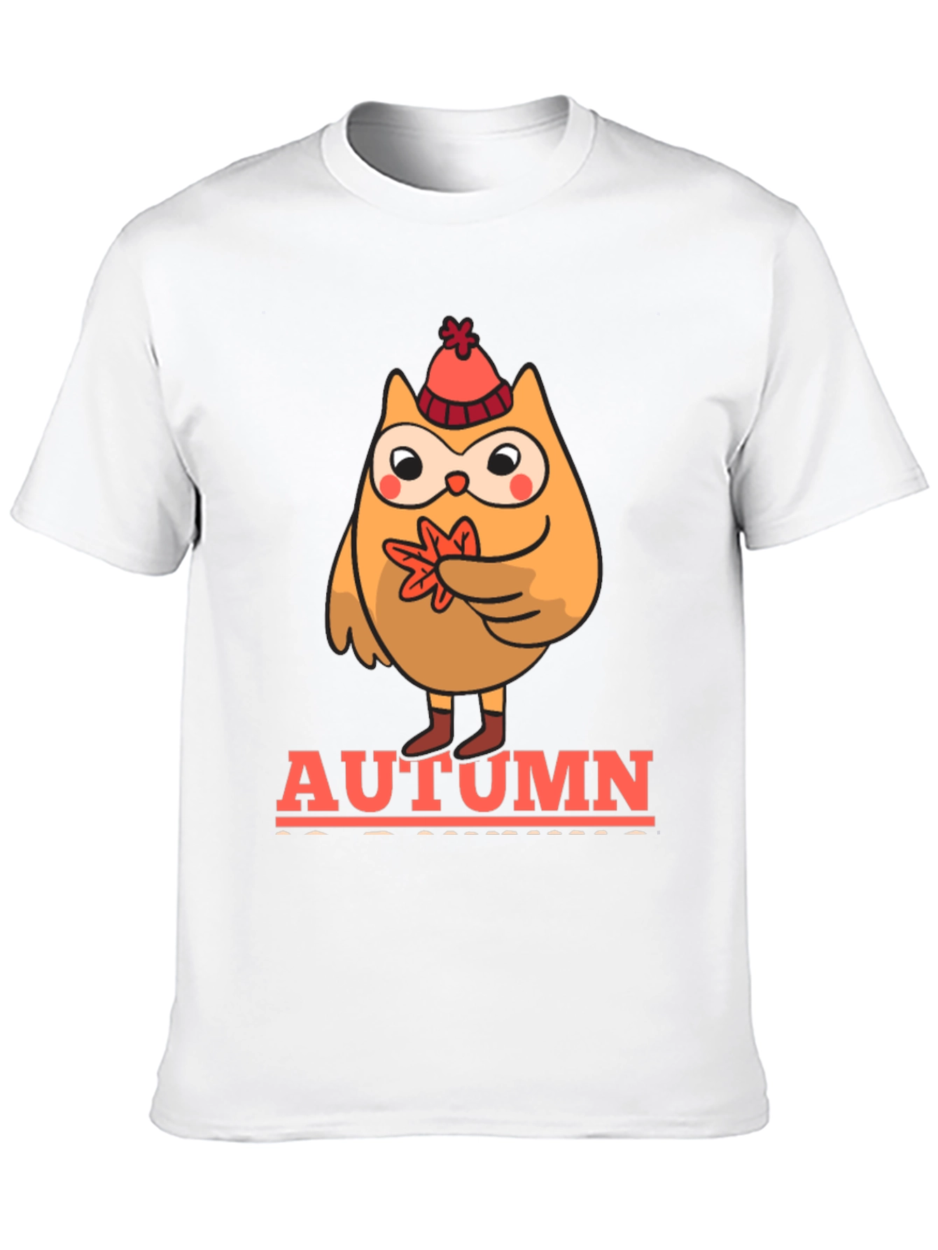 Autumn Owl T-Shirt - Fall Vibes