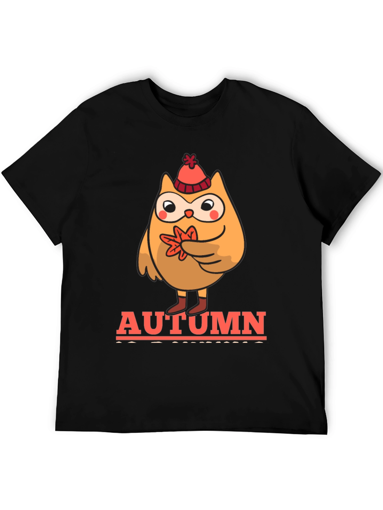 Autumn Owl T-Shirt - Fall Vibes