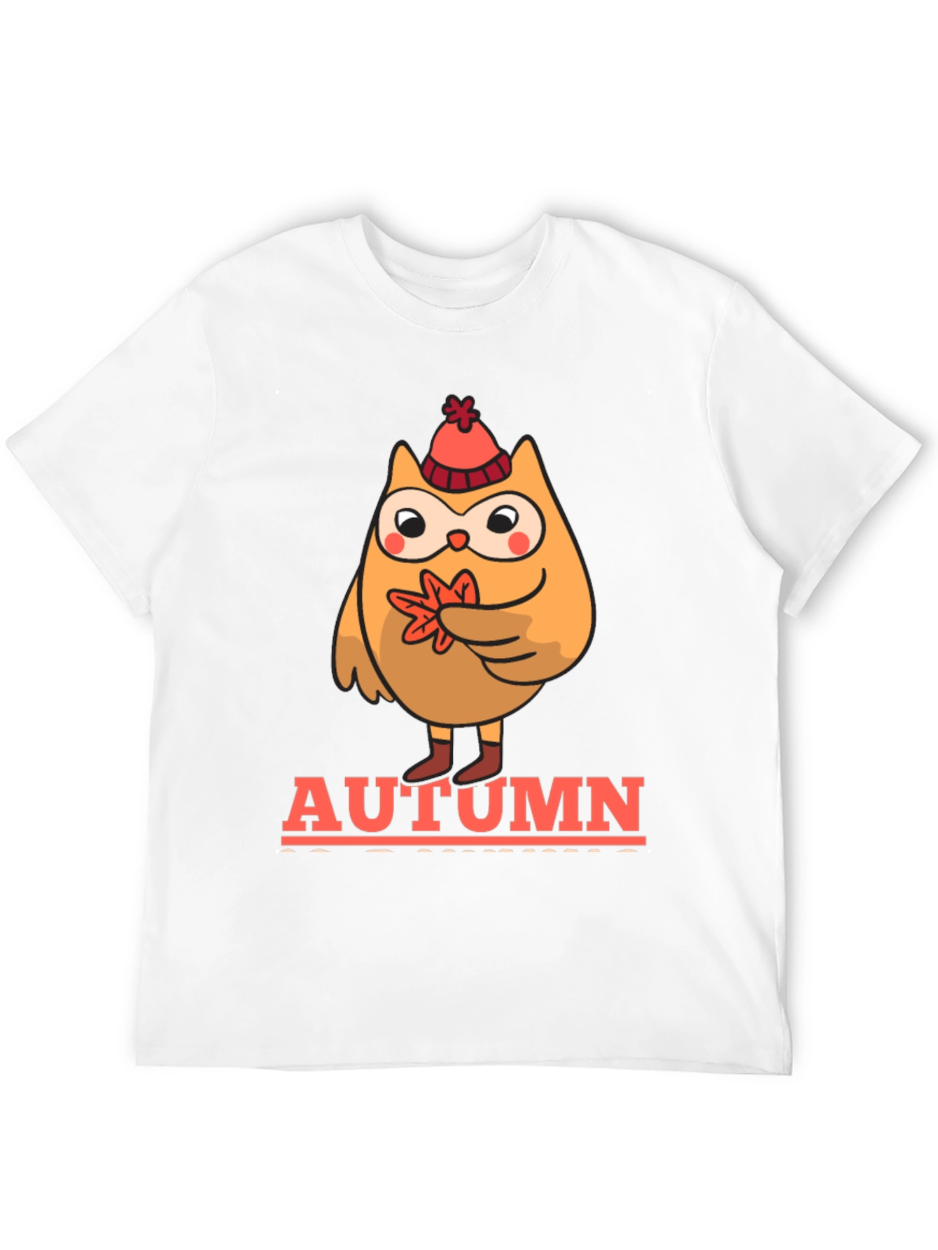 Autumn Owl T-Shirt - Fall Vibes