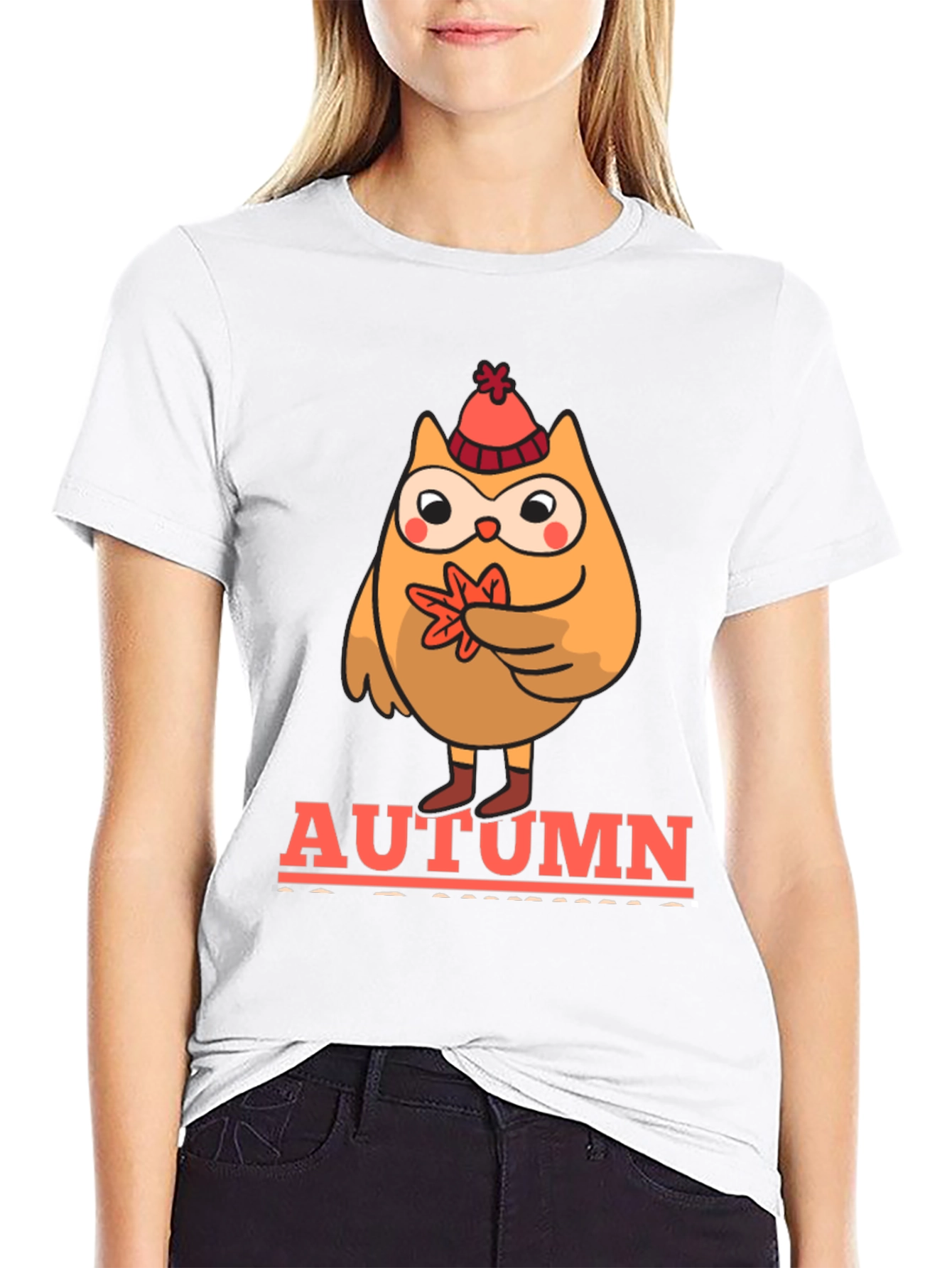 Autumn Owl T-Shirt - Fall Vibes