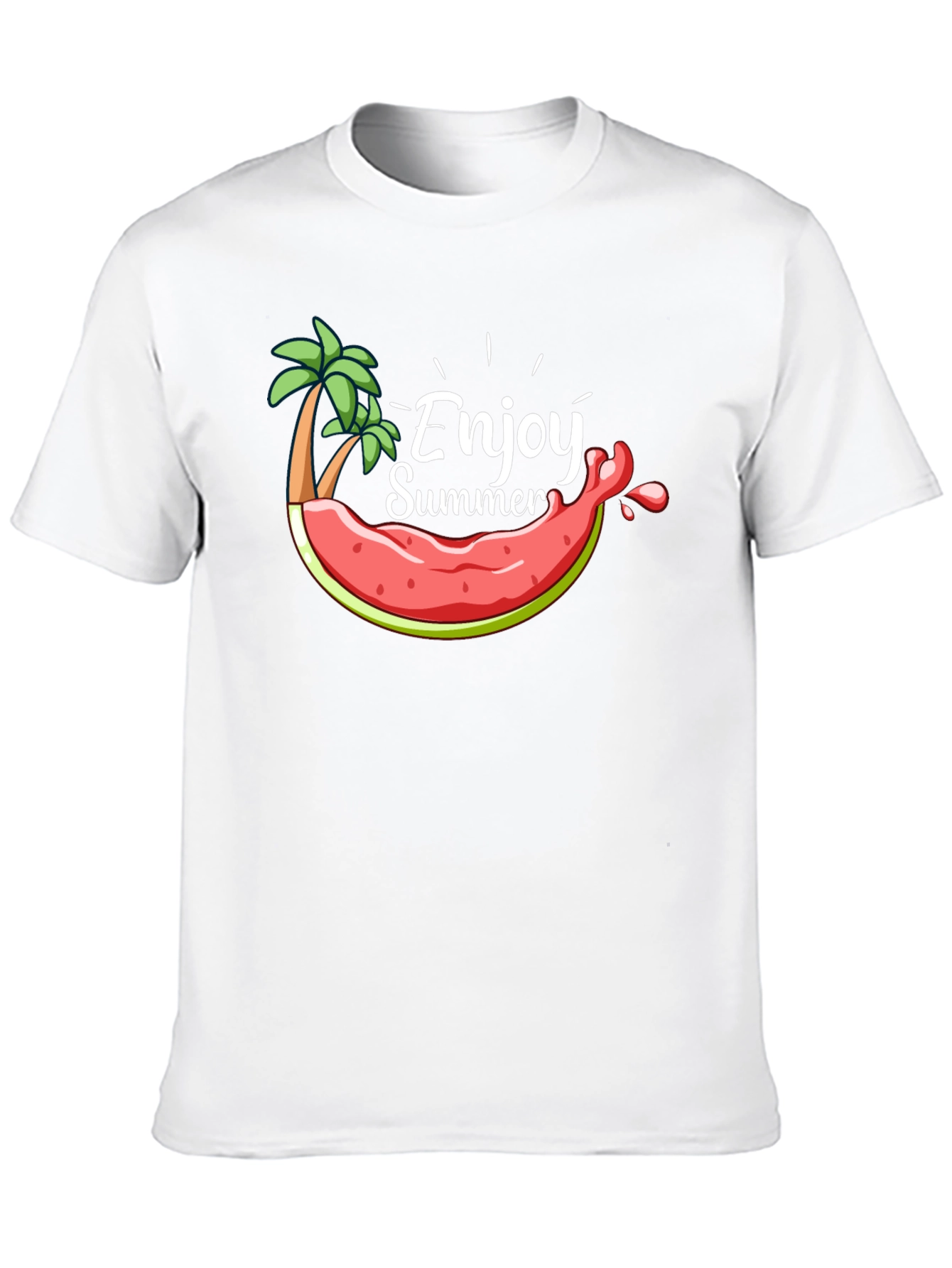 Enjoy Summer Graphic Tee - Black