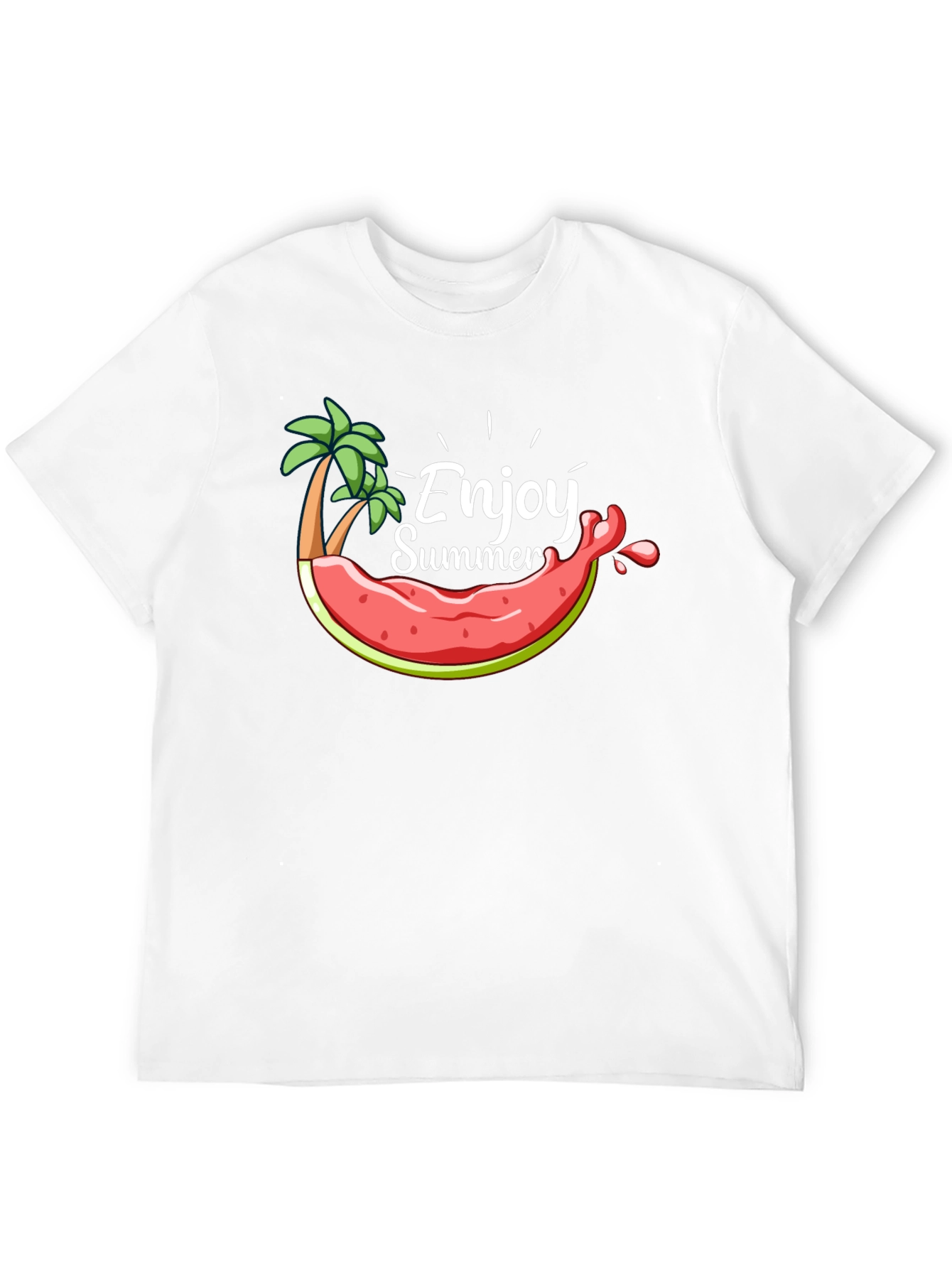 Enjoy Summer Graphic Tee - Black