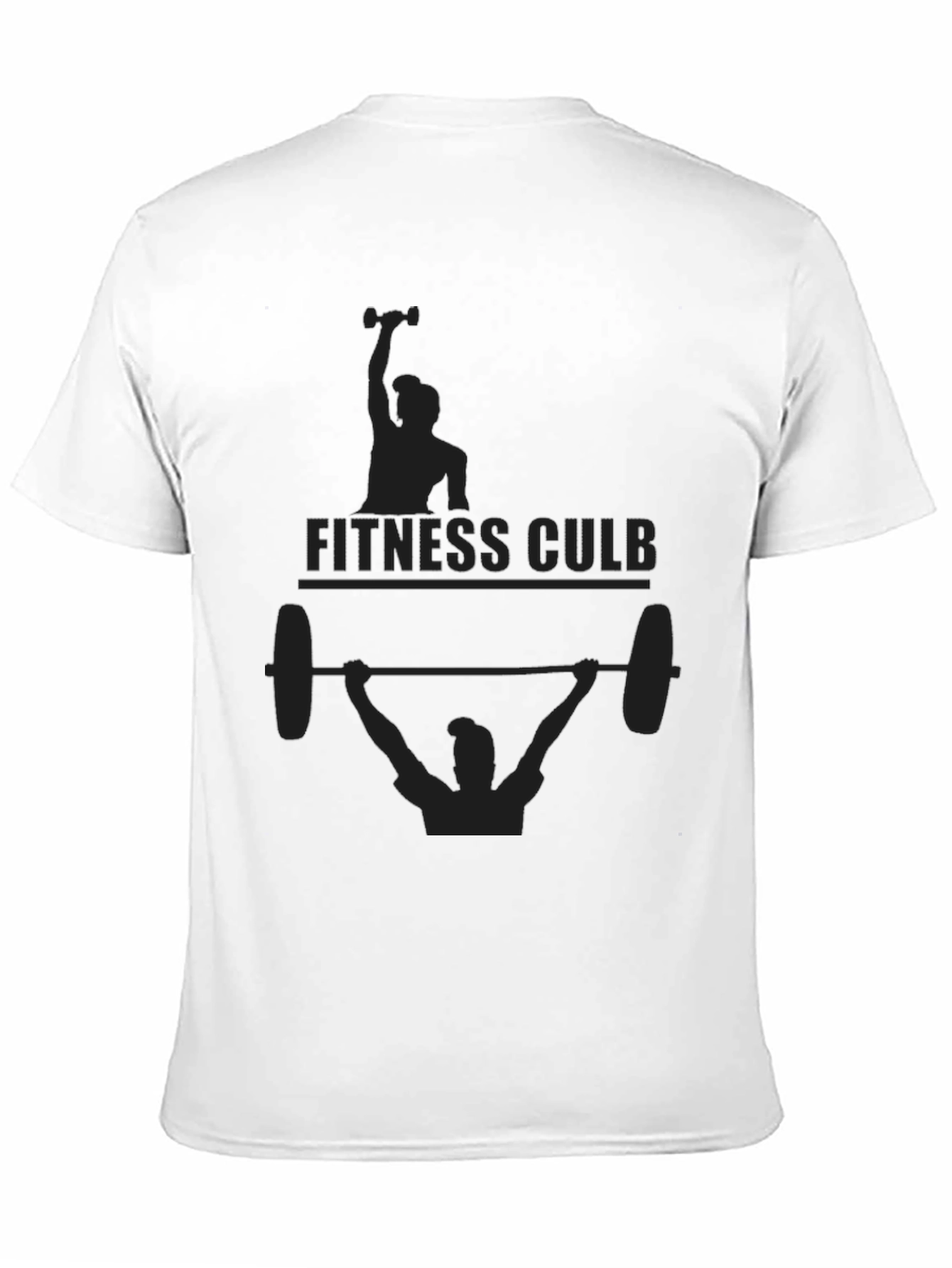 Fitness Club Graphic T-Shirt - Black
