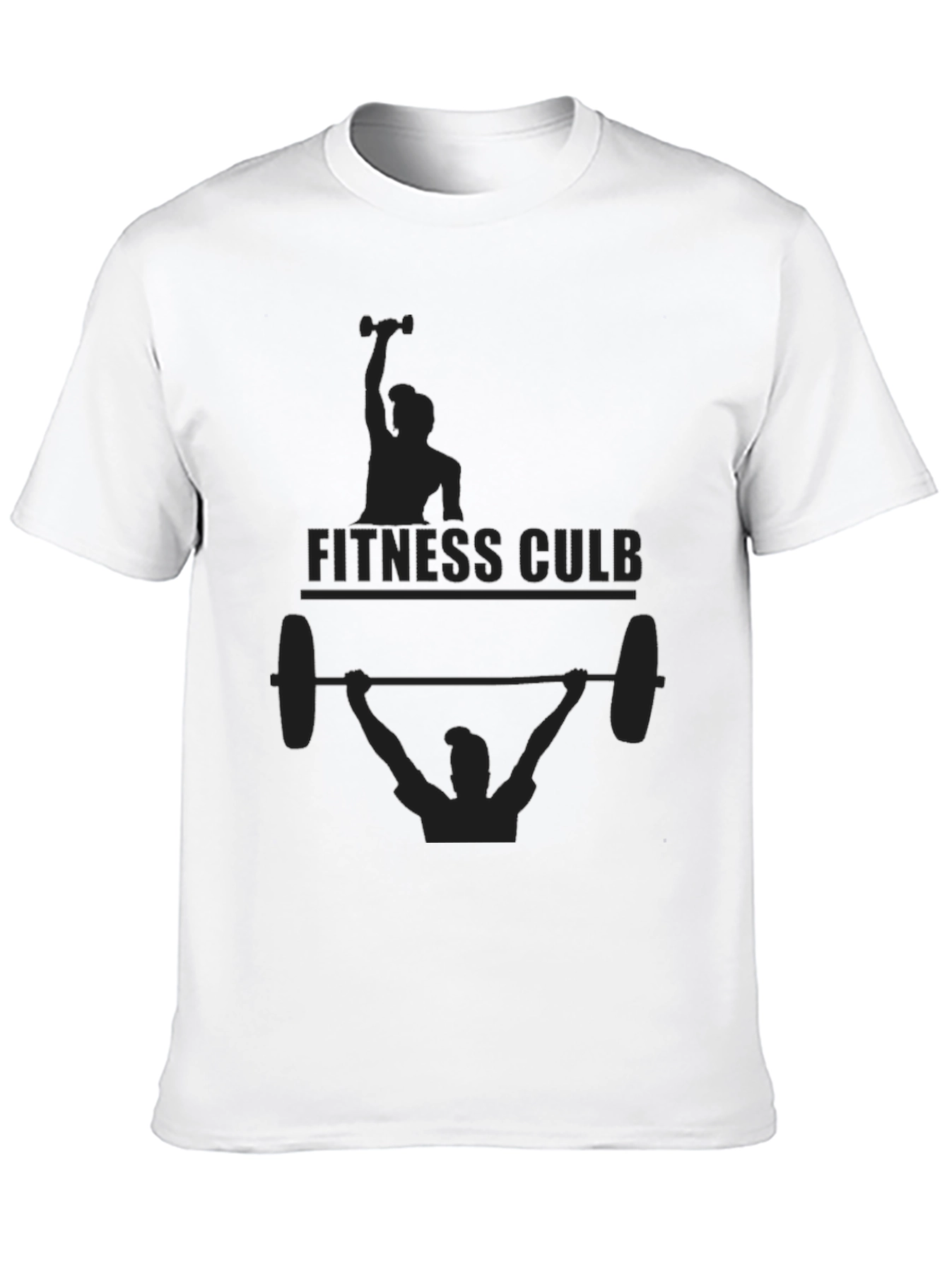 Fitness Club Graphic T-Shirt - Black