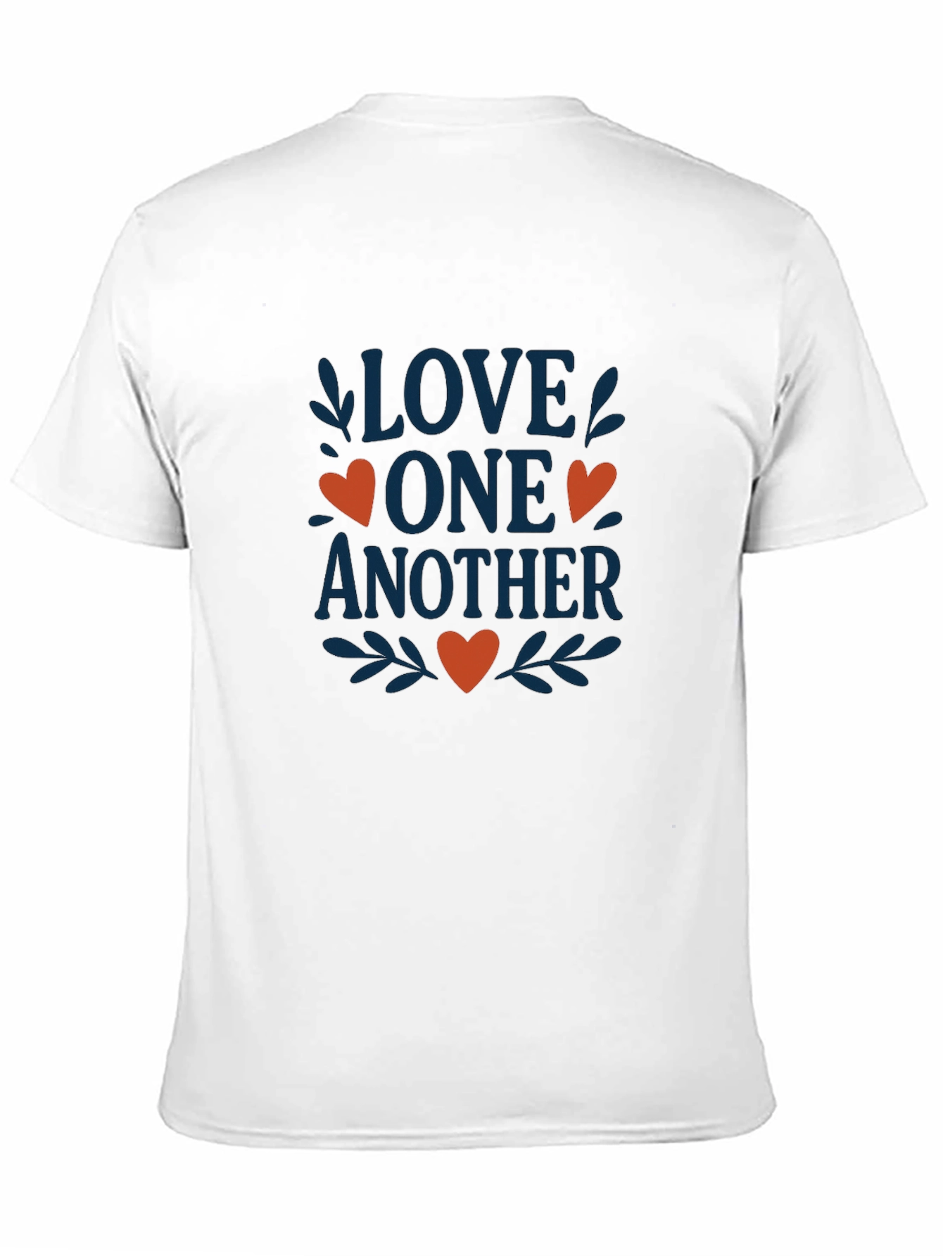 Love One Another Graphic Tee - Black Cotton Blend