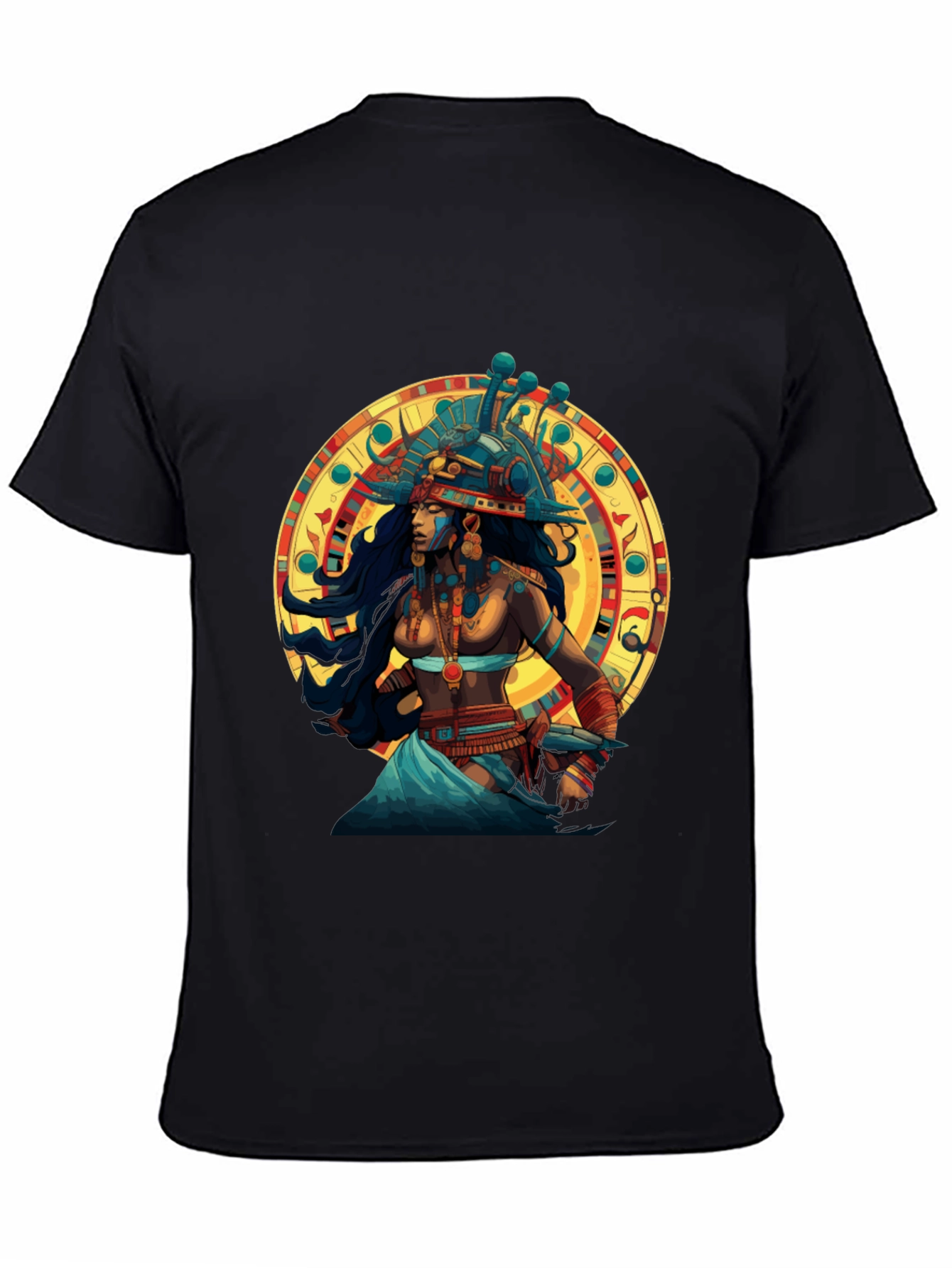 Egyptian Queen Graphic Black T-Shirt