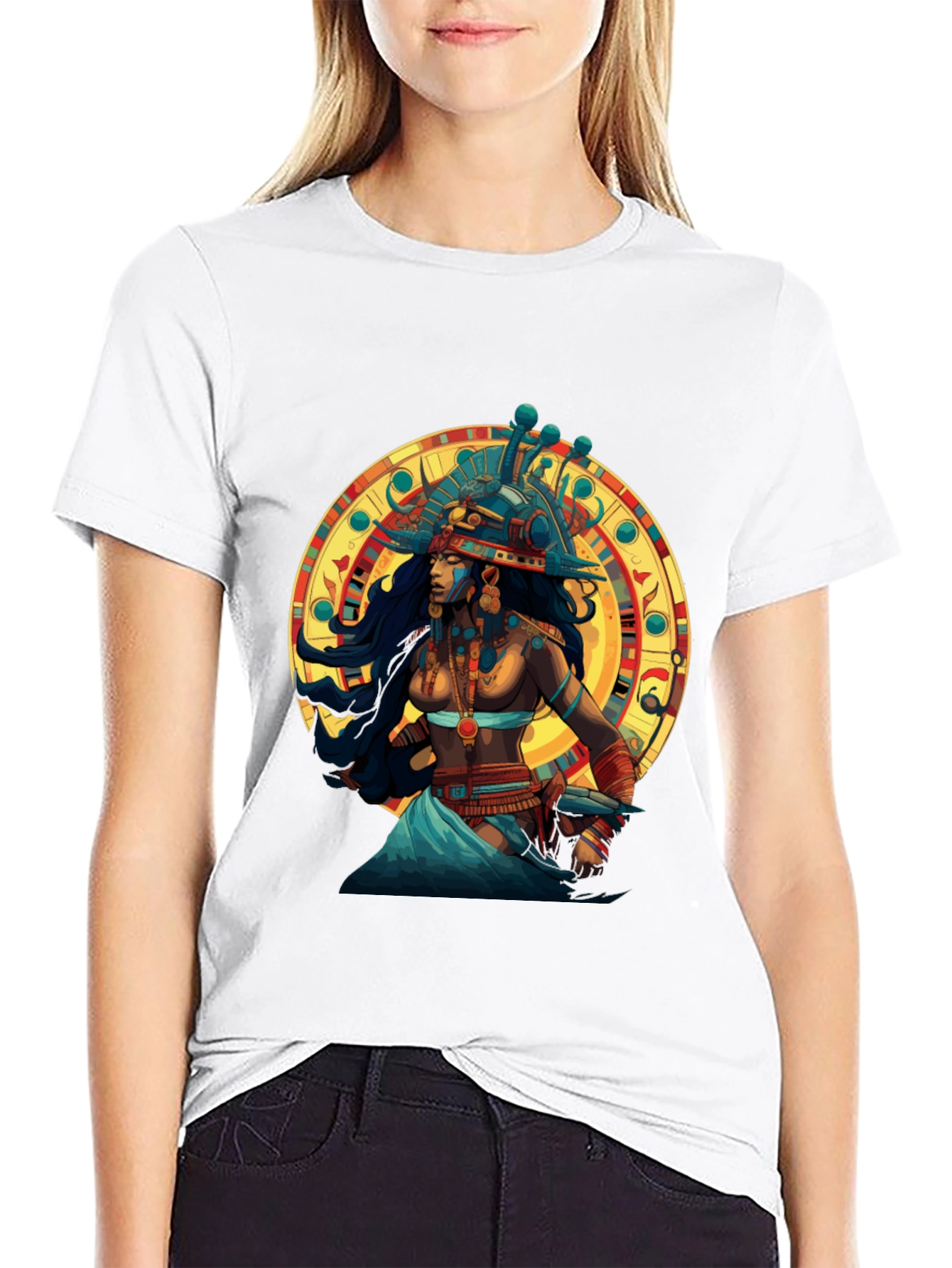 Egyptian Queen Graphic Black T-Shirt