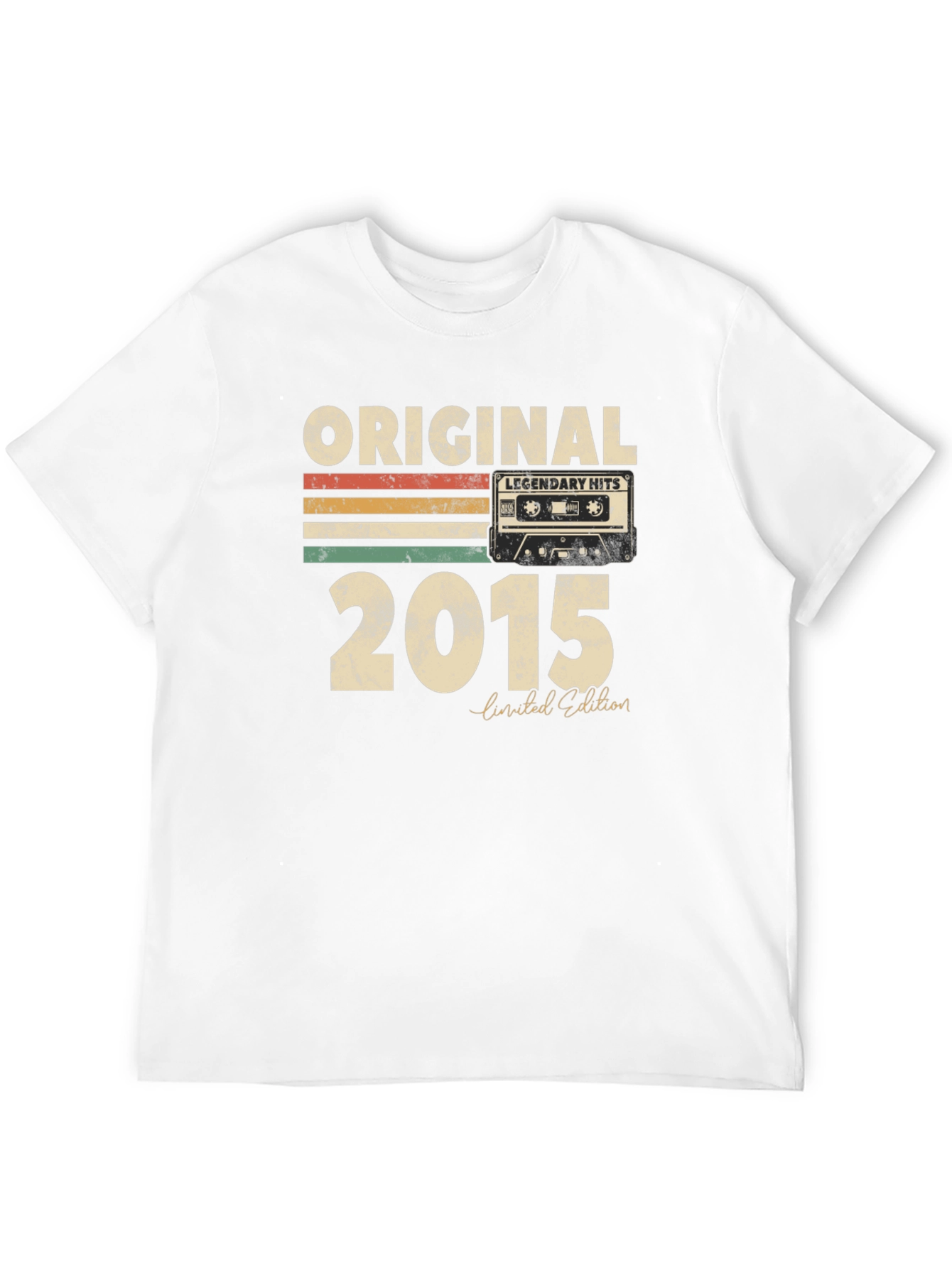 Original 2015 Legendary Hits Cassette Tape T-Shirt