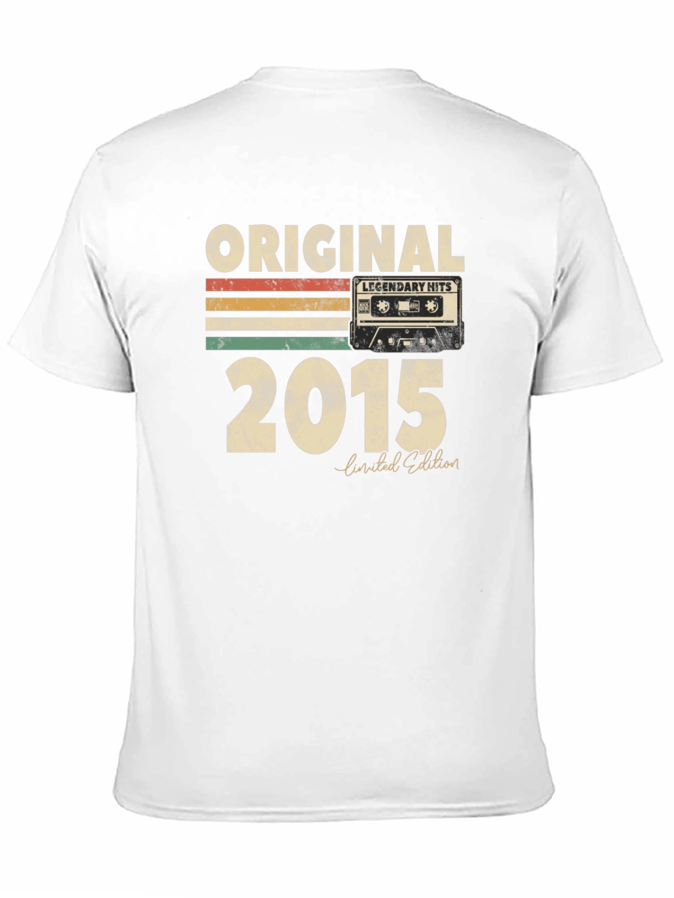 Original 2015 Legendary Hits Cassette Tape T-Shirt