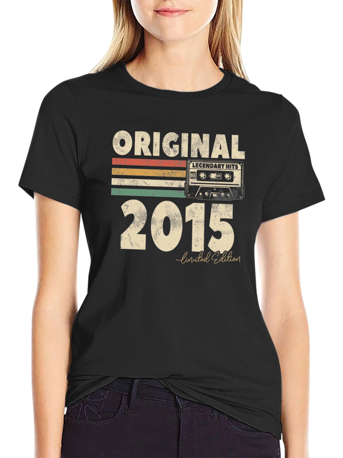 Original 2015 Legendary Hits Cassette Tape T-Shirt