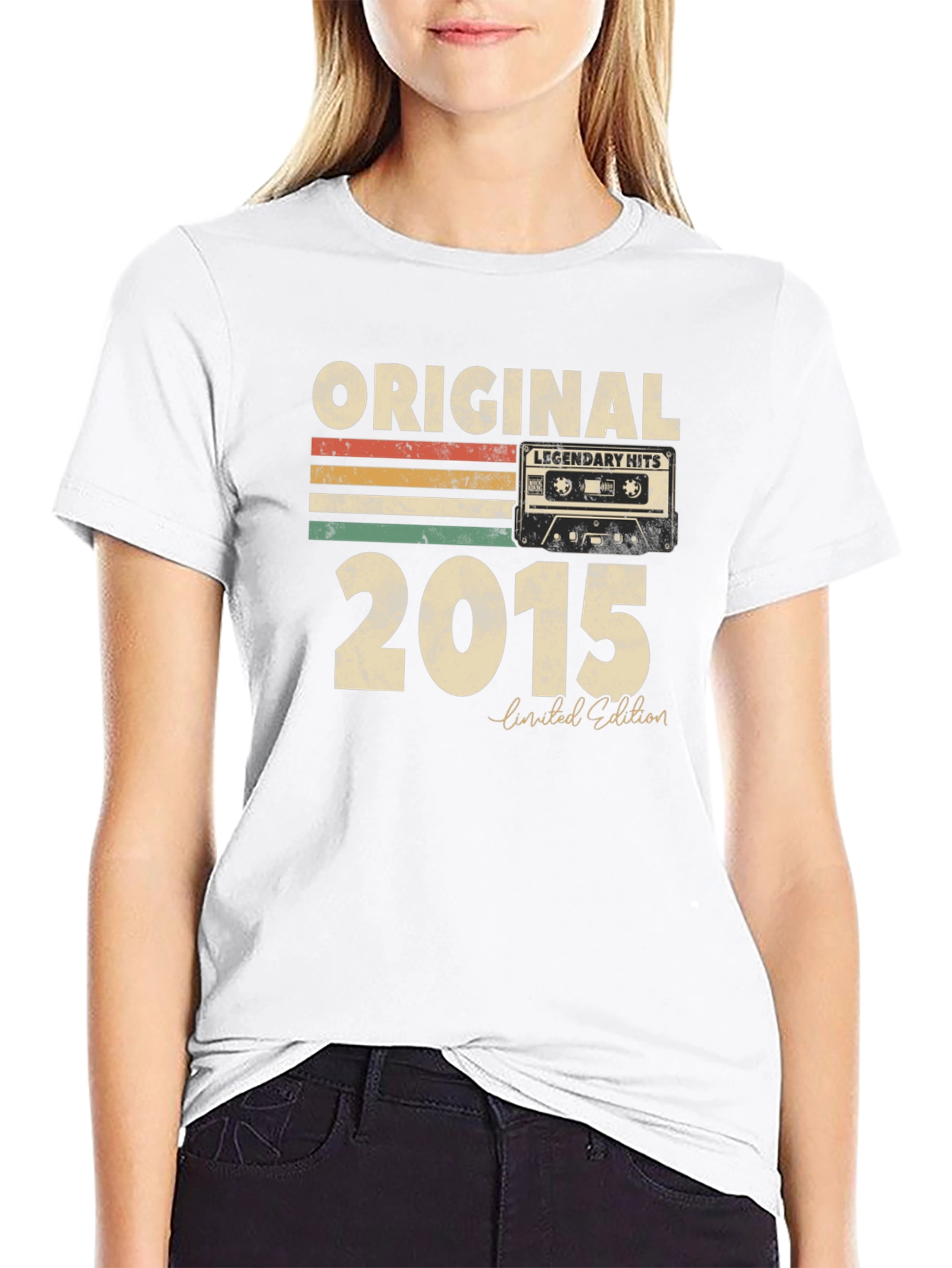 Original 2015 Legendary Hits Cassette Tape T-Shirt