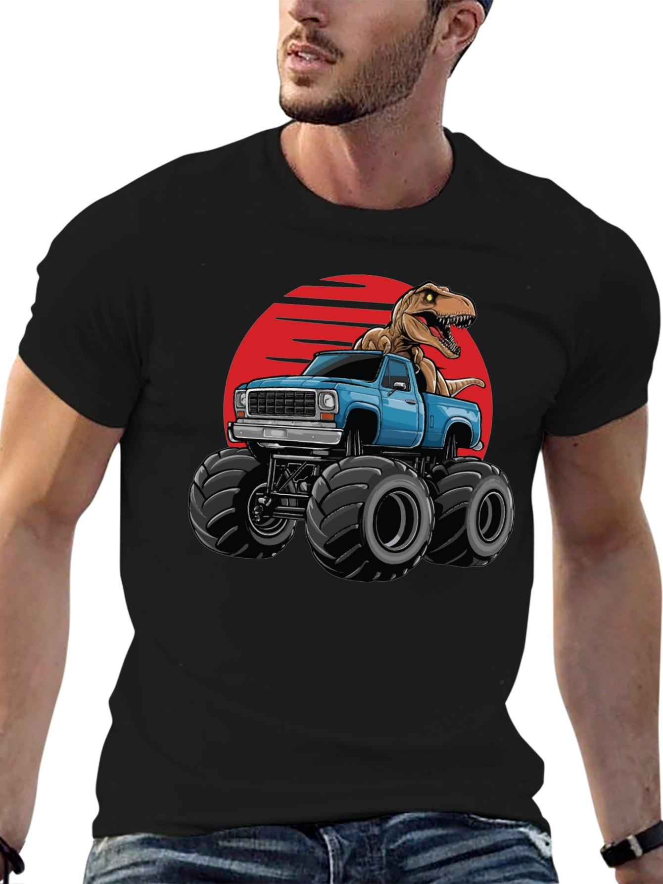 Dino Truck T-Shirt: Rawr-some Ride!