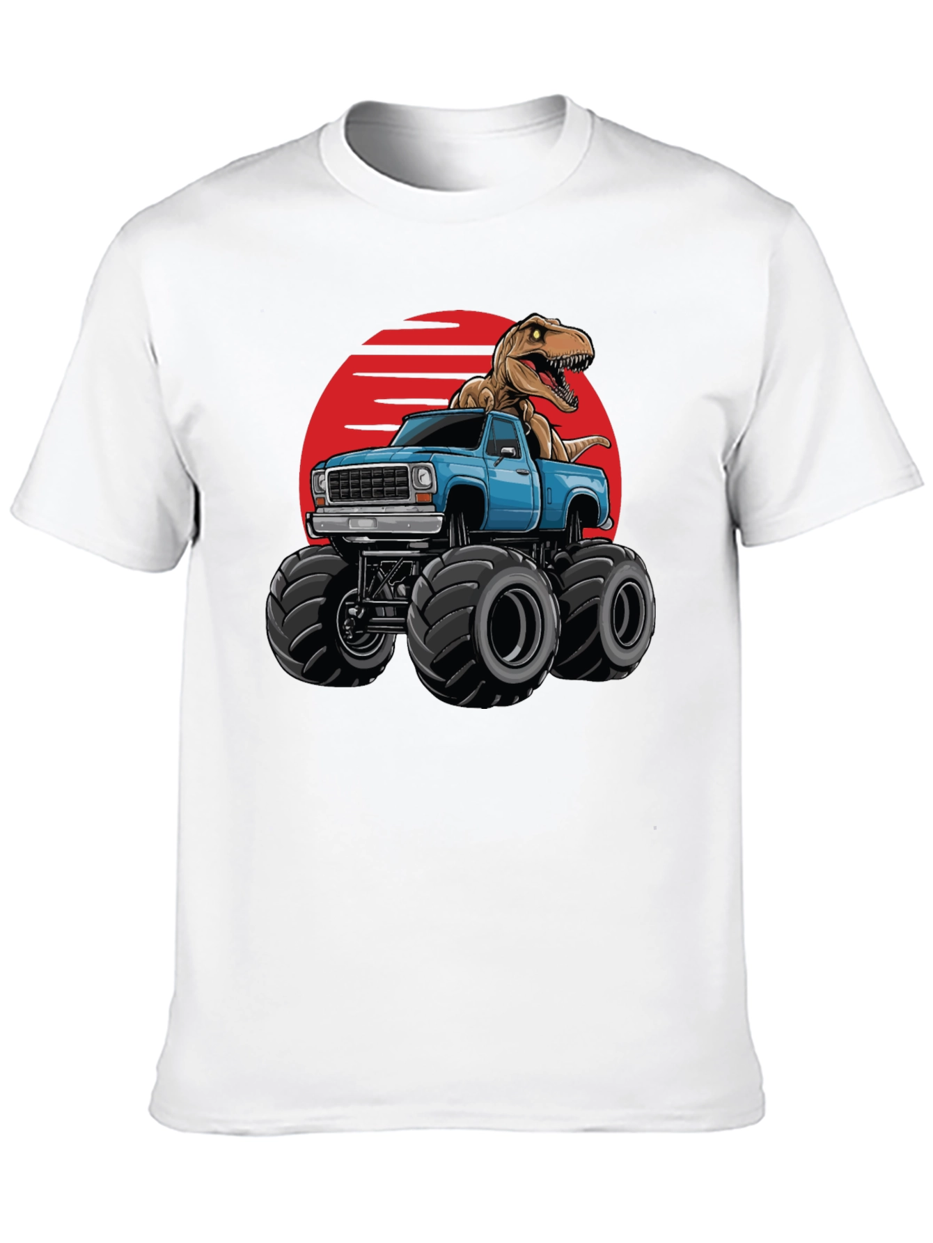 Dino Truck T-Shirt: Rawr-some Ride!