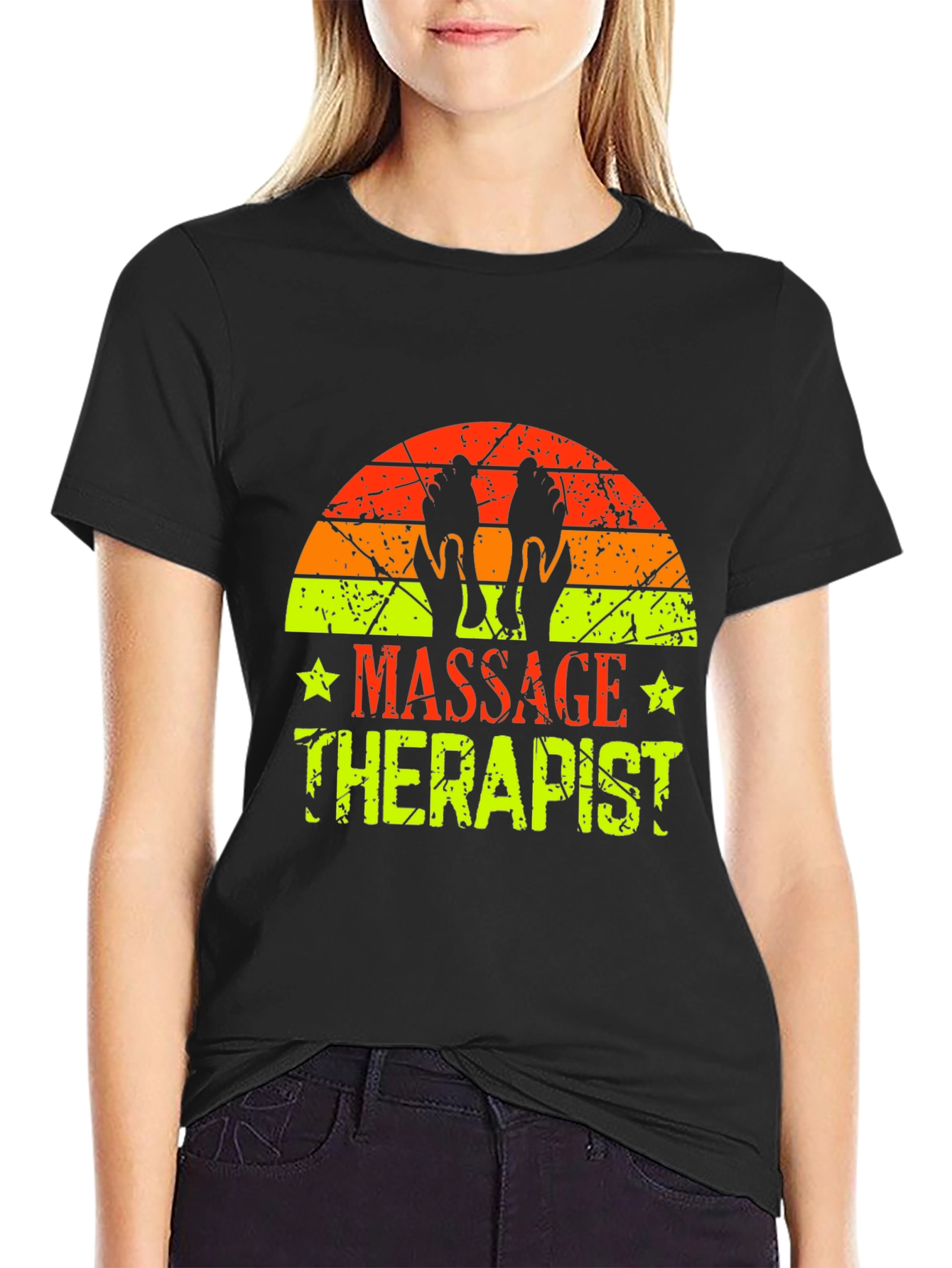 Massage Therapist Retro T-Shirt