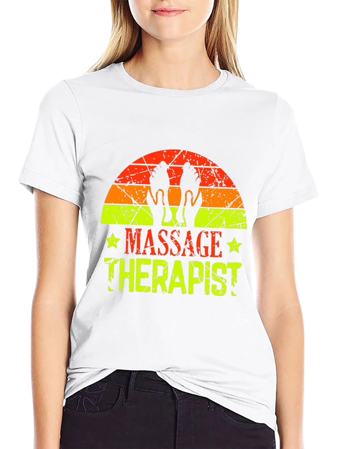 Massage Therapist Retro T-Shirt