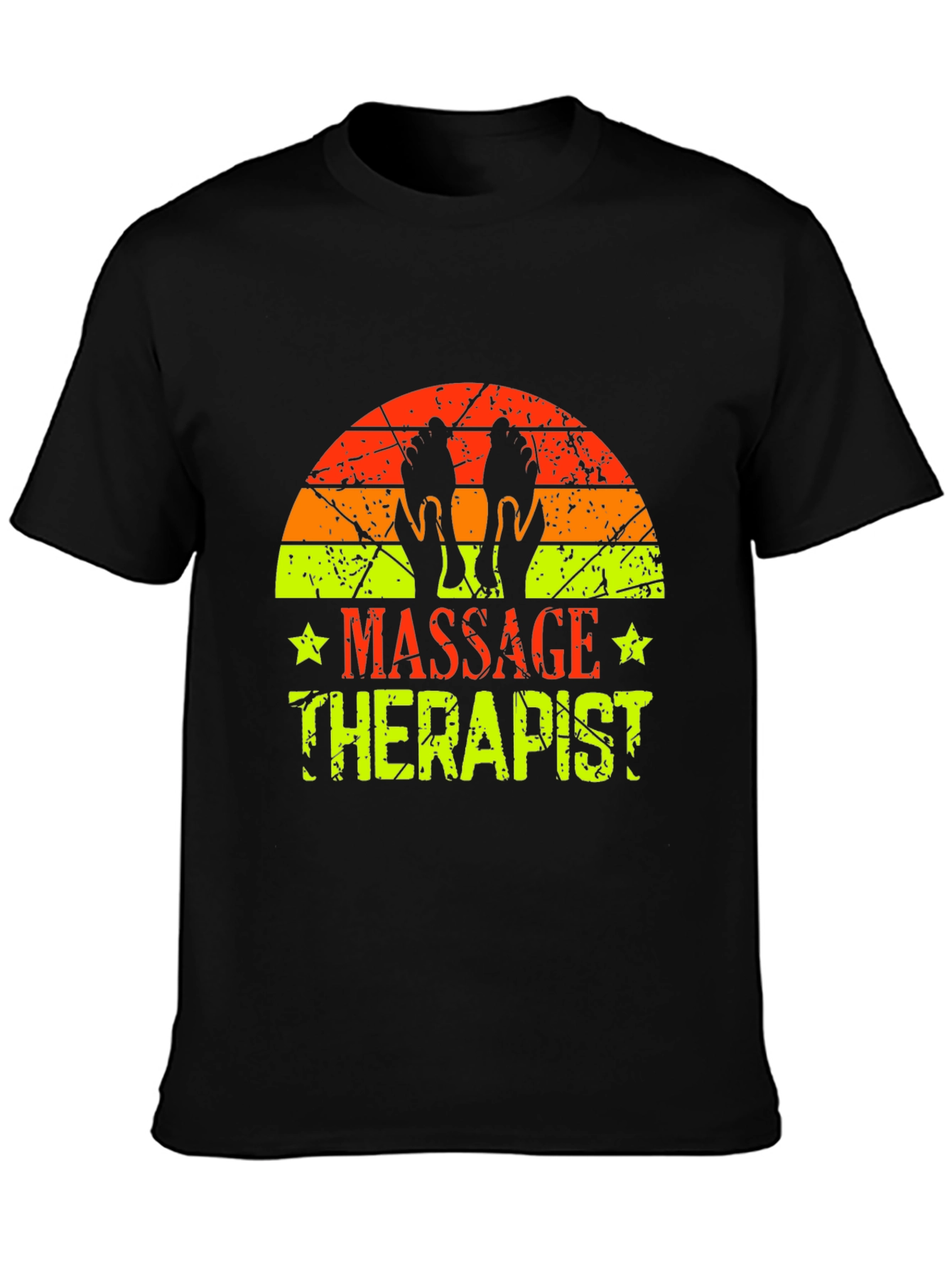 Massage Therapist Retro T-Shirt
