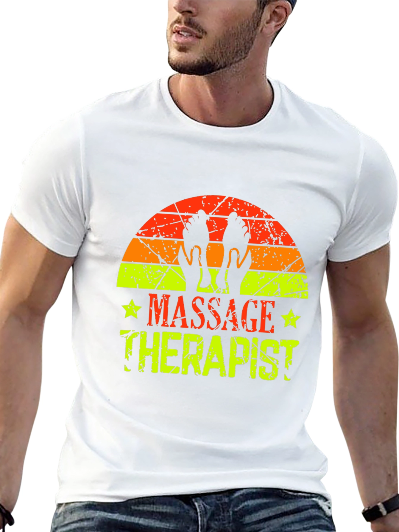 Massage Therapist Retro T-Shirt