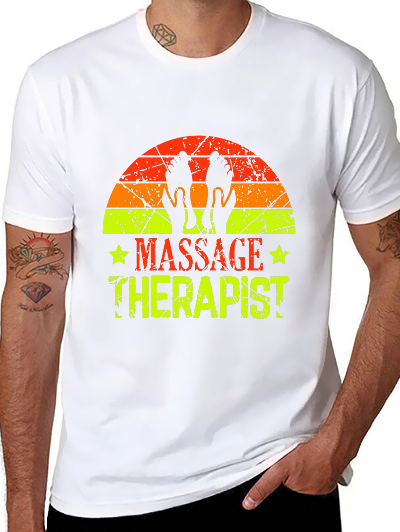 Massage Therapist Retro T-Shirt