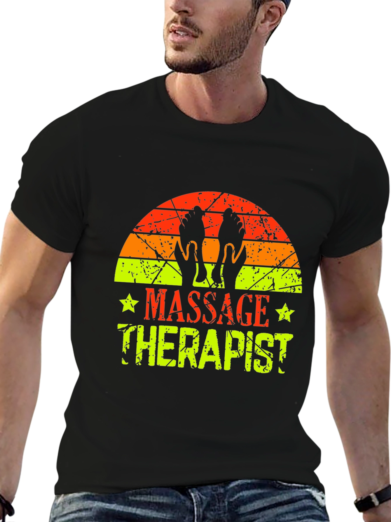 Massage Therapist Retro T-Shirt