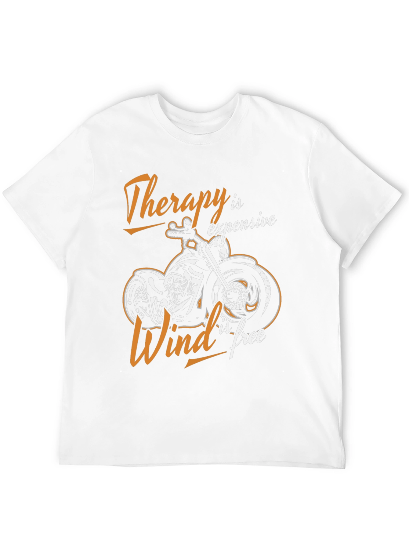 Therapy is Expensive Wind is Free Biker T-Shirt