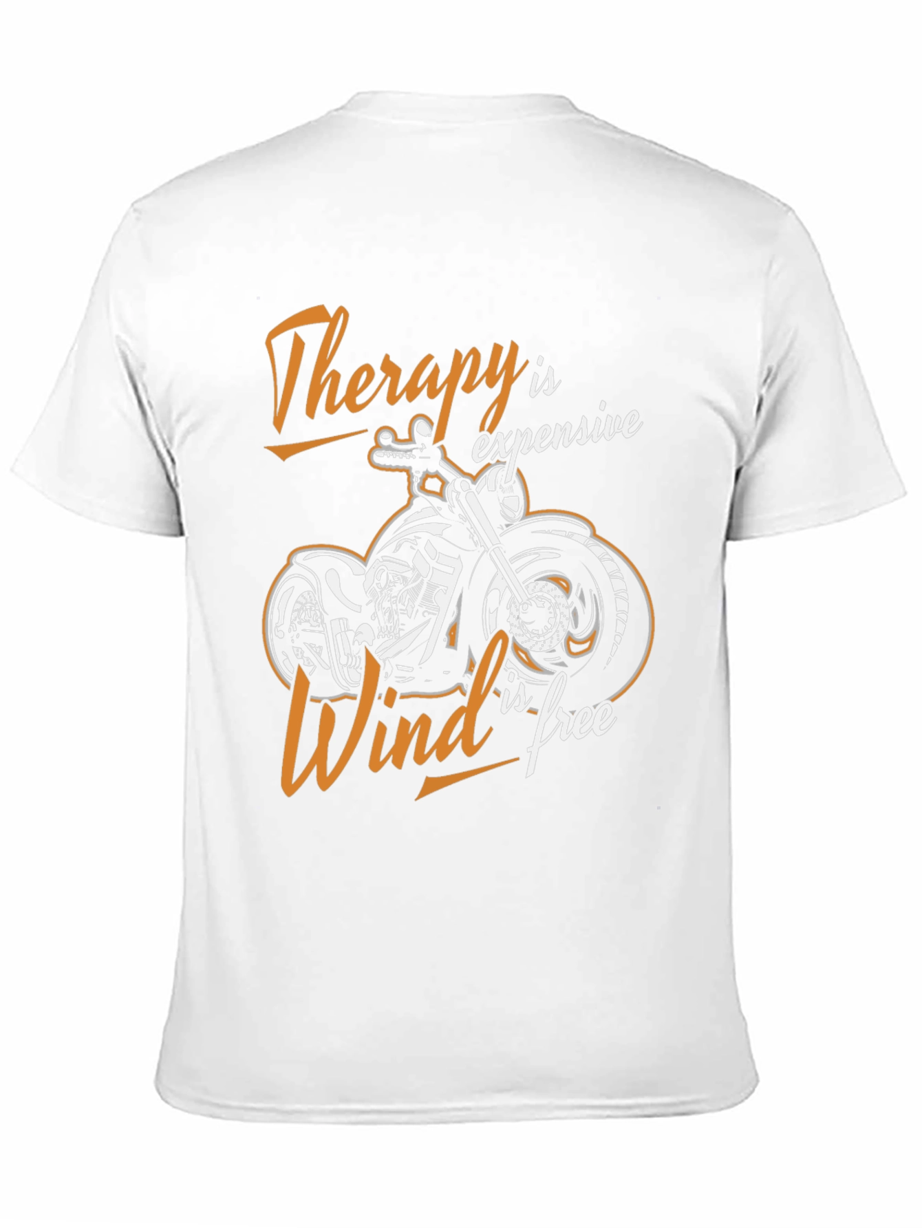 Therapy is Expensive Wind is Free Biker T-Shirt