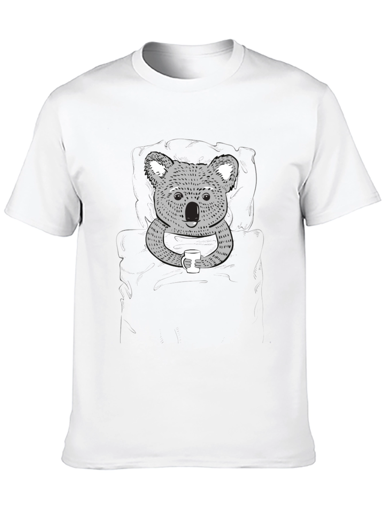 Koala Coffee Graphic Tee - Black