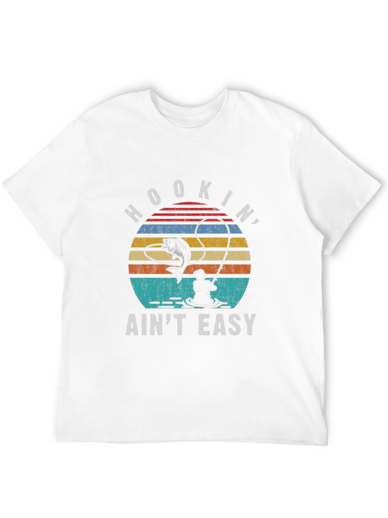 Hookin Aint Easy Fishing T-Shirt