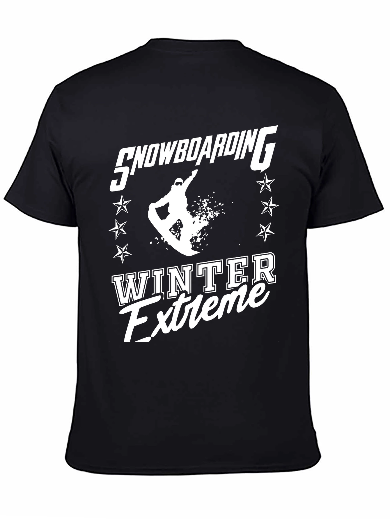 Snowboarding Winter Extreme Graphic T-Shirt