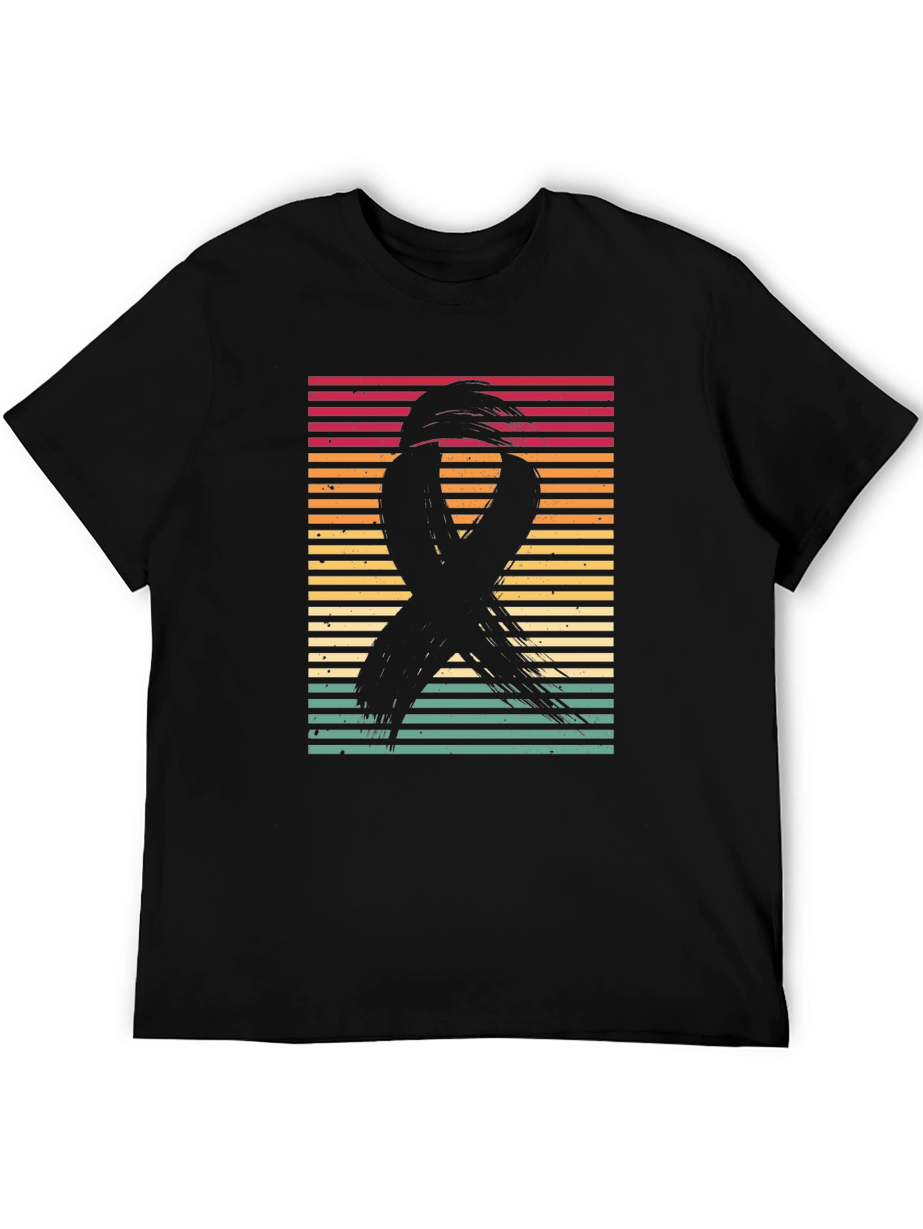 Retro Ribbon Awareness Graphic Tee