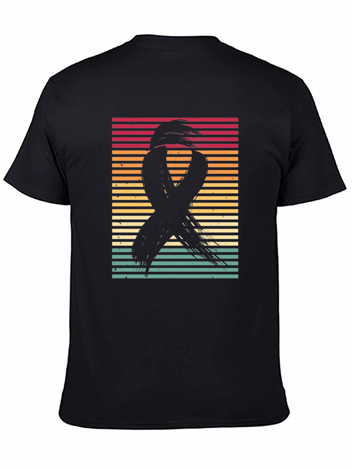 Retro Ribbon Awareness Graphic Tee