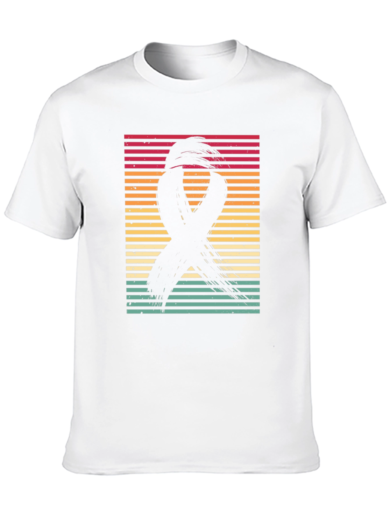 Retro Ribbon Awareness Graphic Tee
