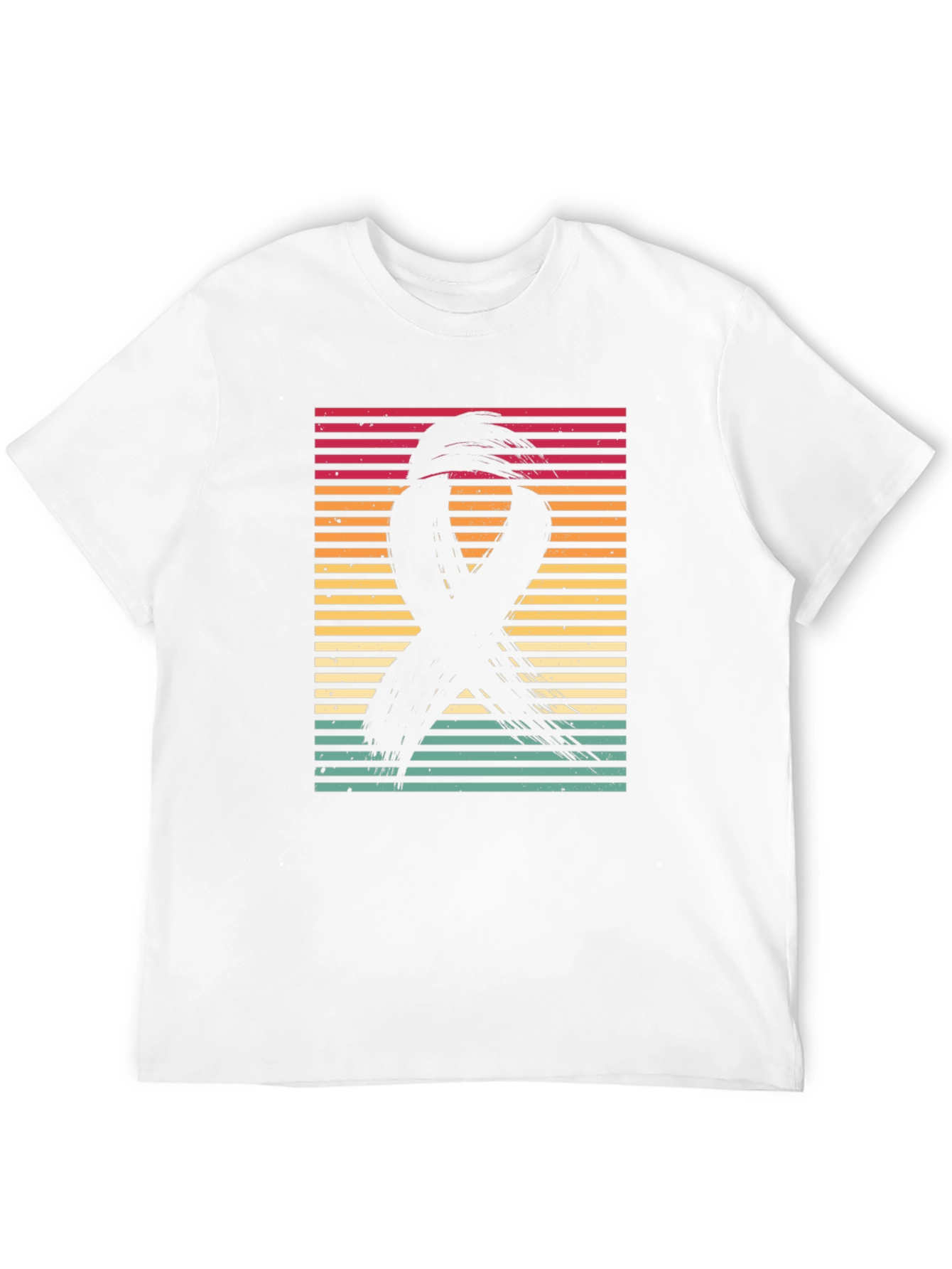Retro Ribbon Awareness Graphic Tee