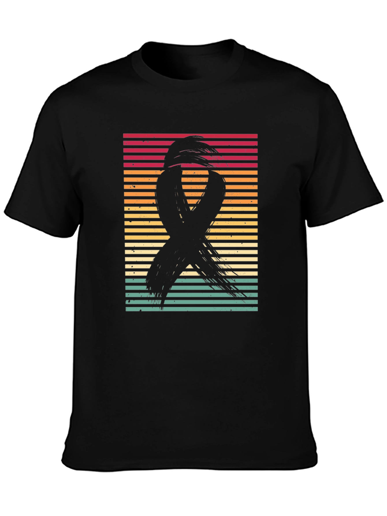 Retro Ribbon Awareness Graphic Tee