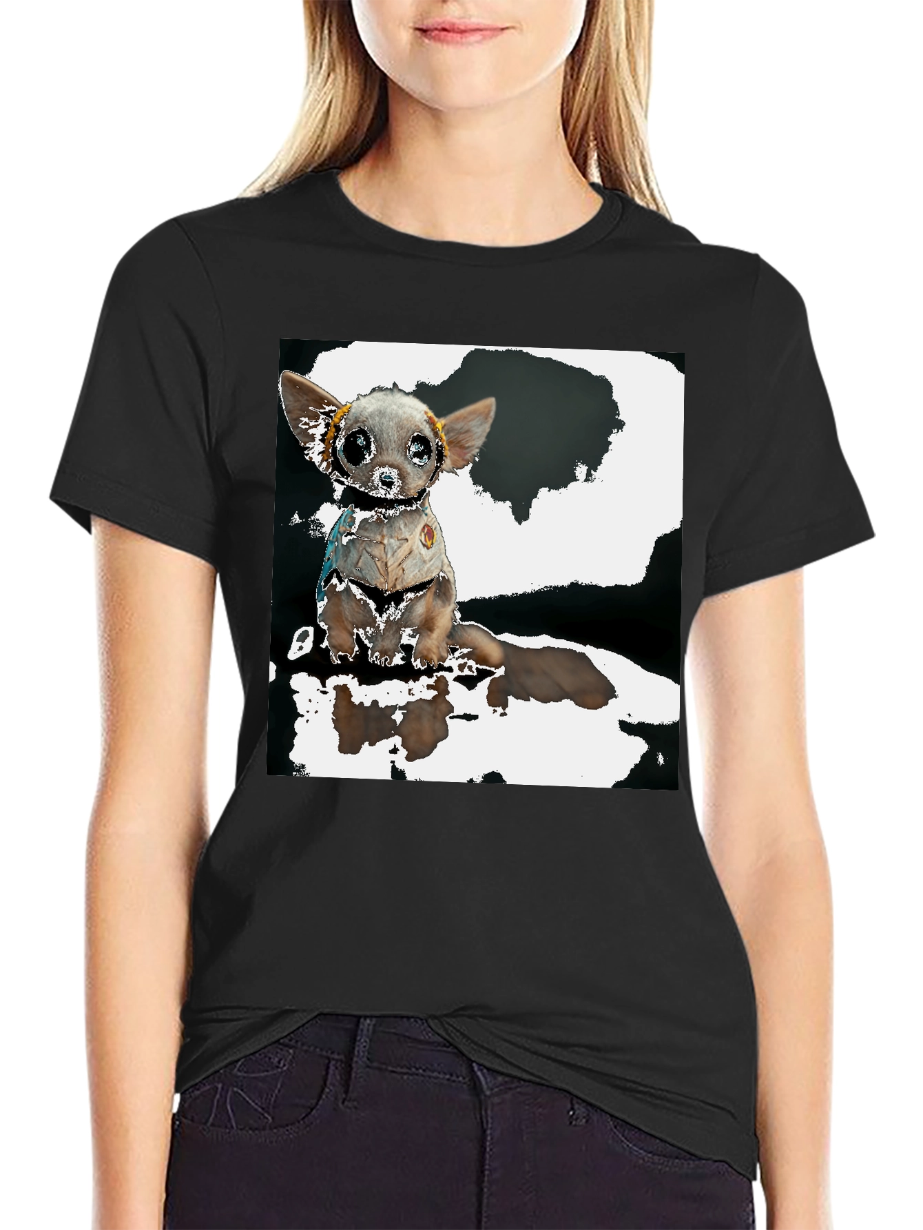 Cool Chihuahua Astronaut T-Shirt
