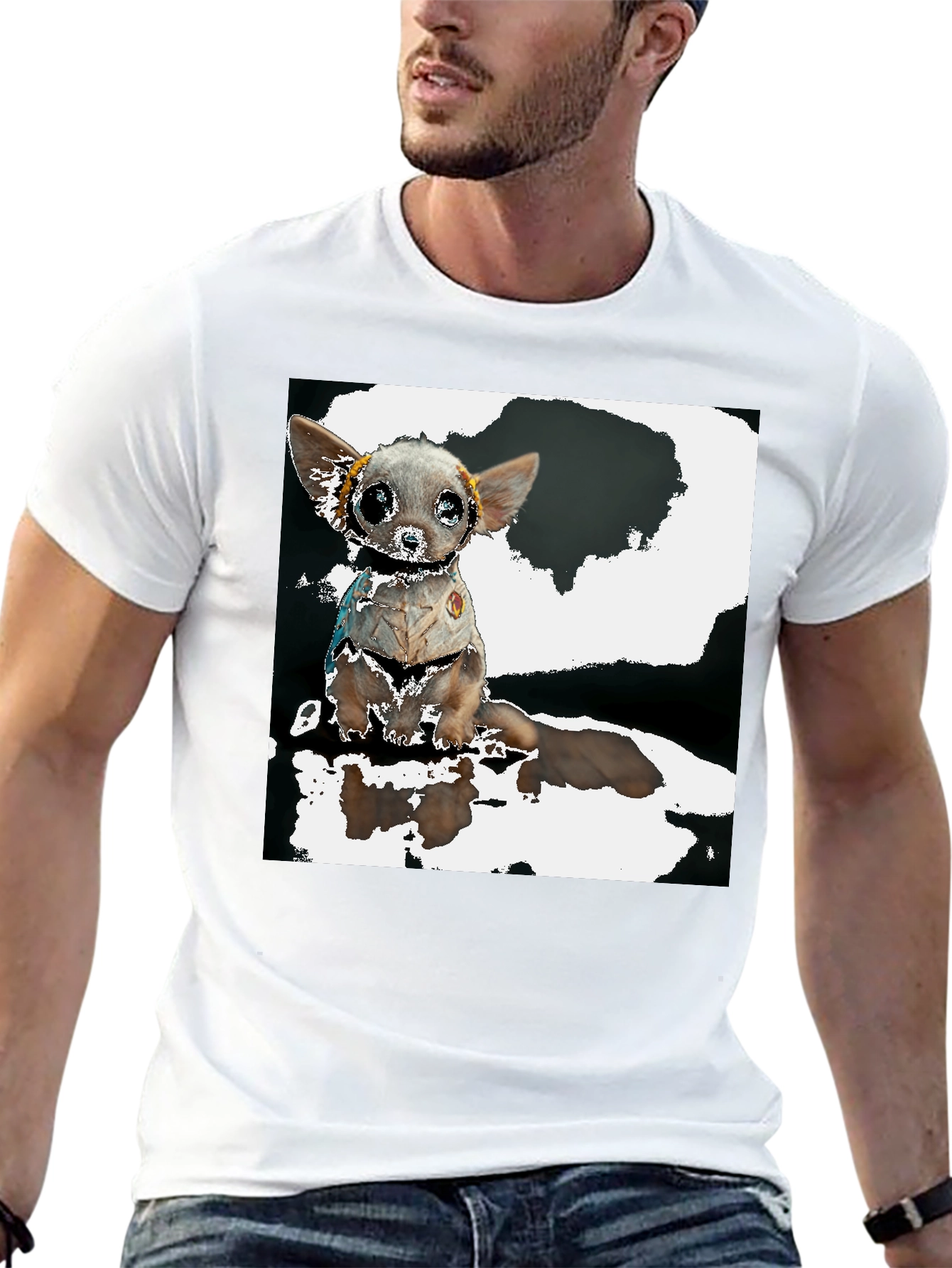 Cool Chihuahua Astronaut T-Shirt