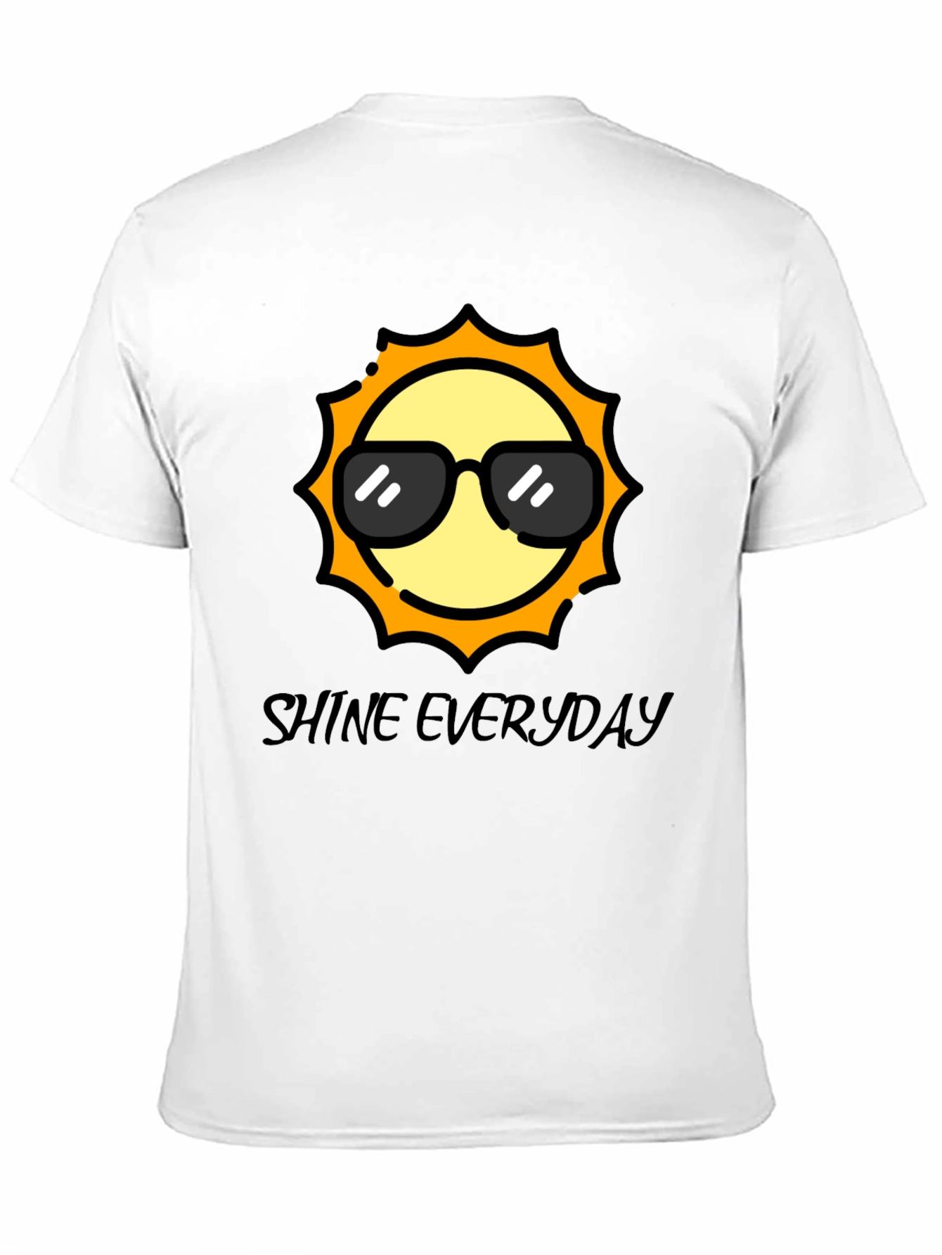 Cool Sun Black T-Shirt - Shine Everyday