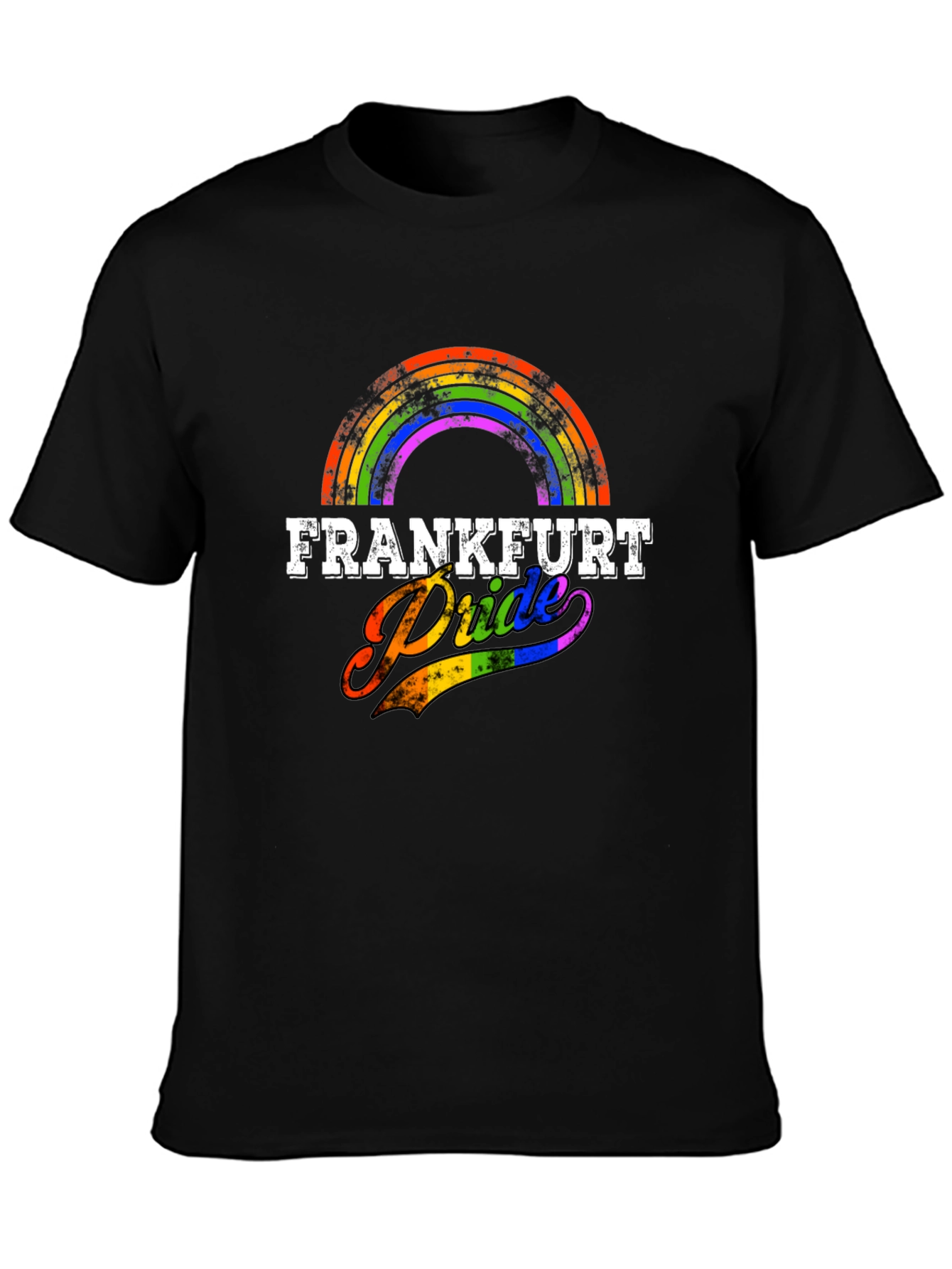 Frankfurt Pride T-Shirt - Rainbow Design