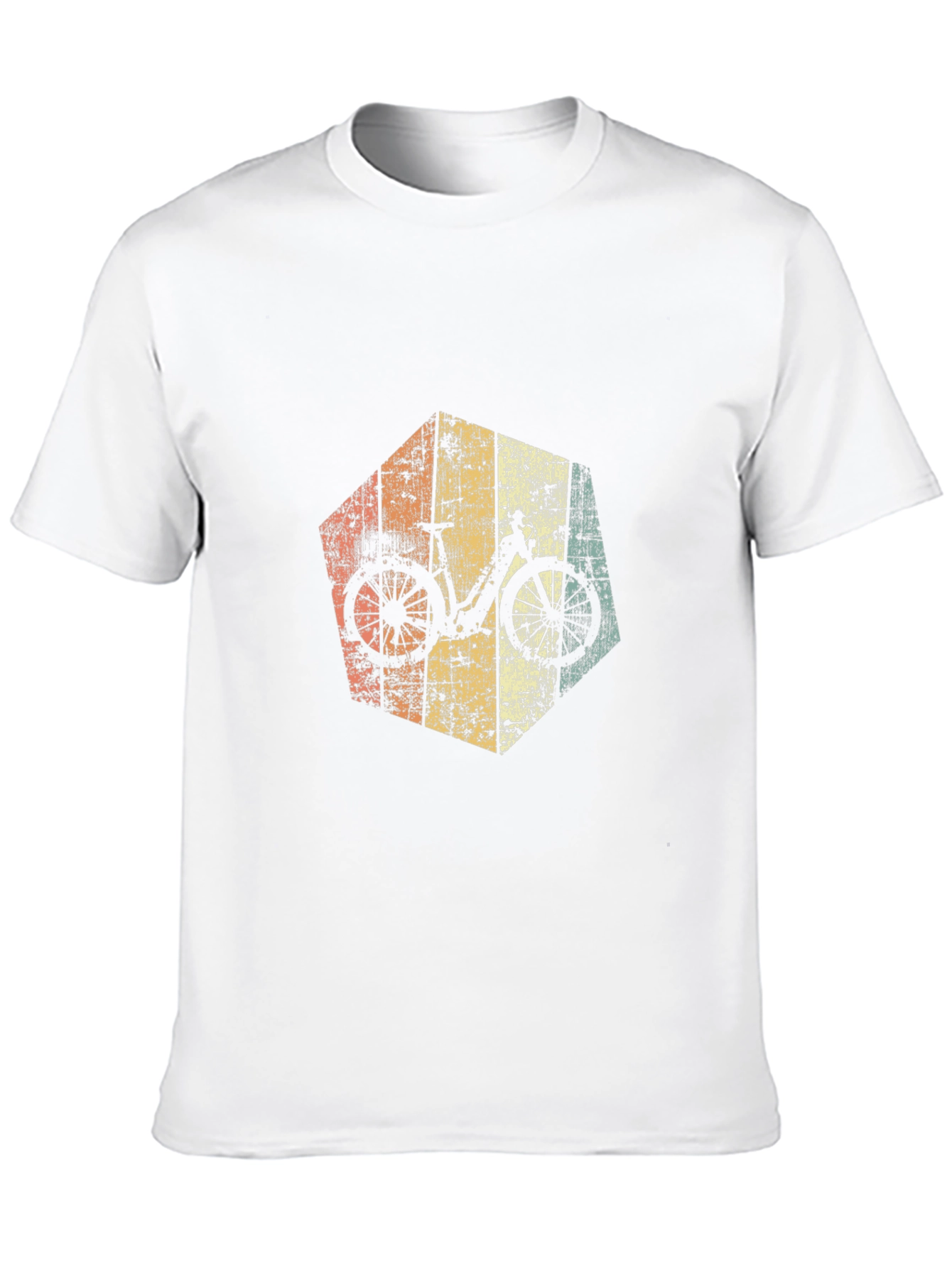 Retro Bicycle Graphic T-Shirt - Black