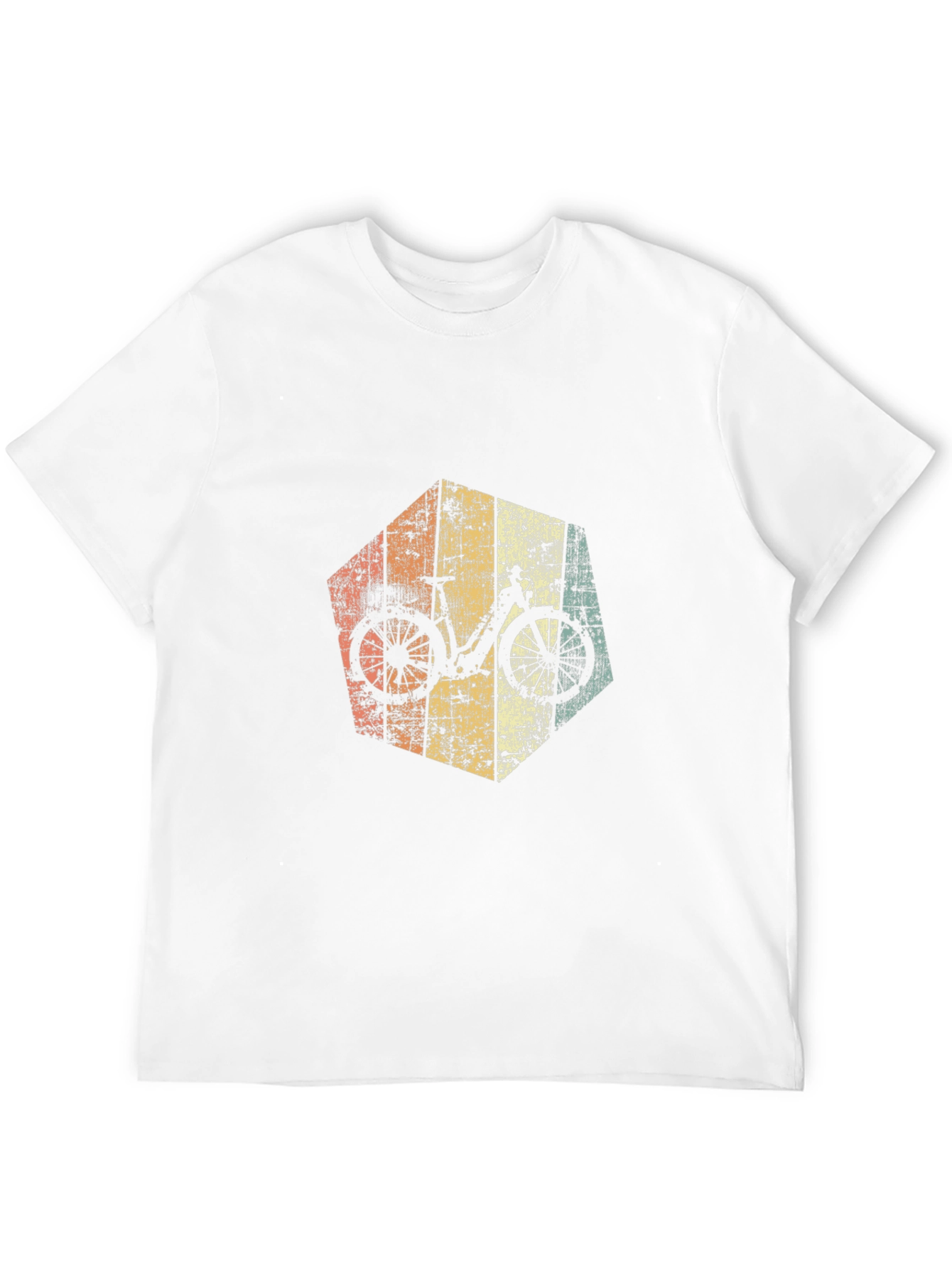 Retro Bicycle Graphic T-Shirt - Black