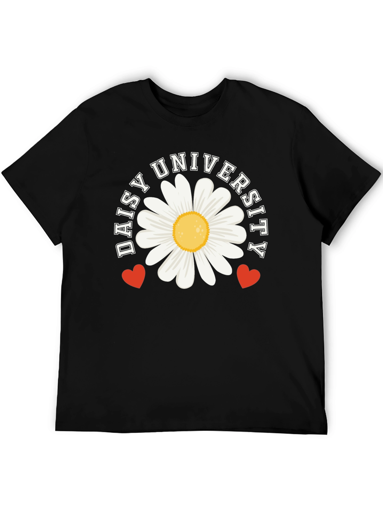 Daisy University Graphic T-Shirt - Black