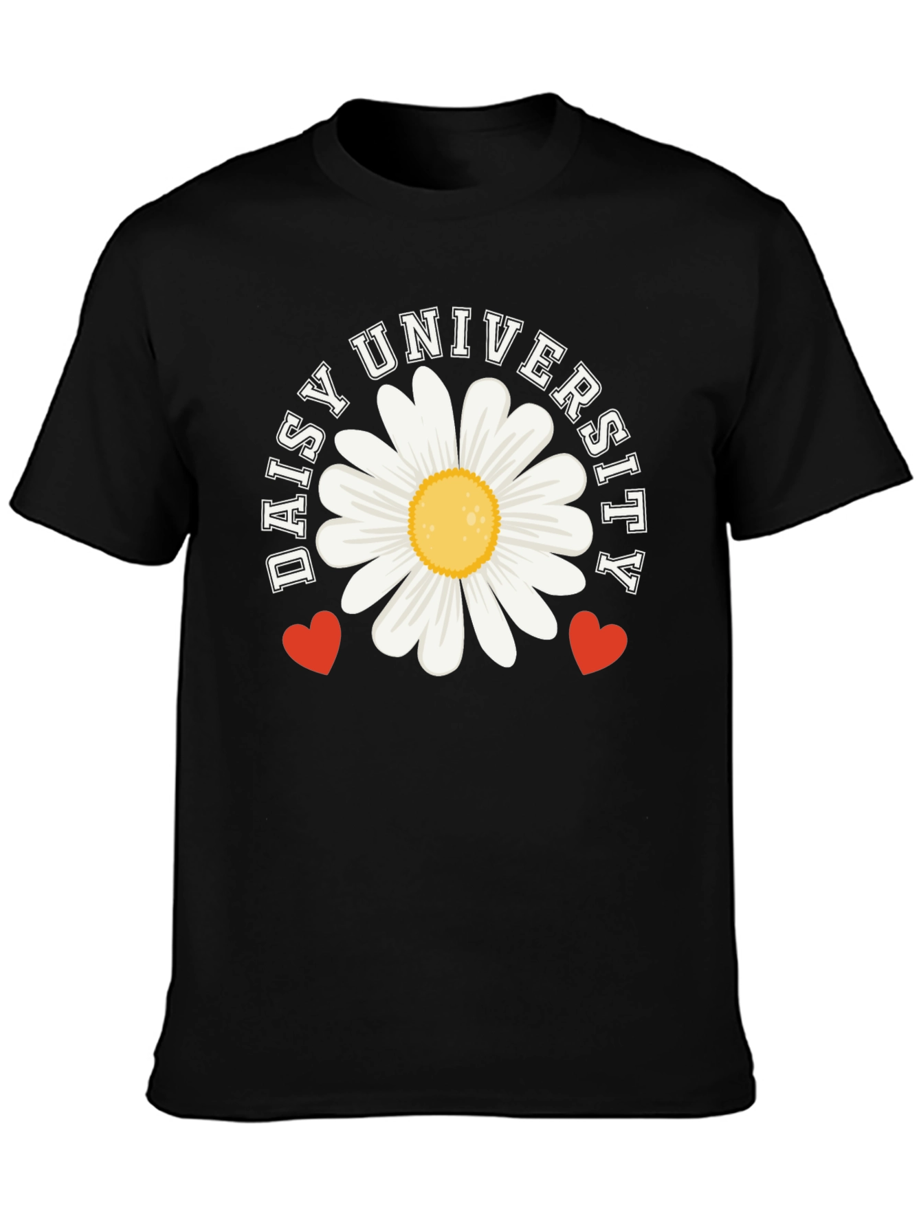 Daisy University Graphic T-Shirt - Black