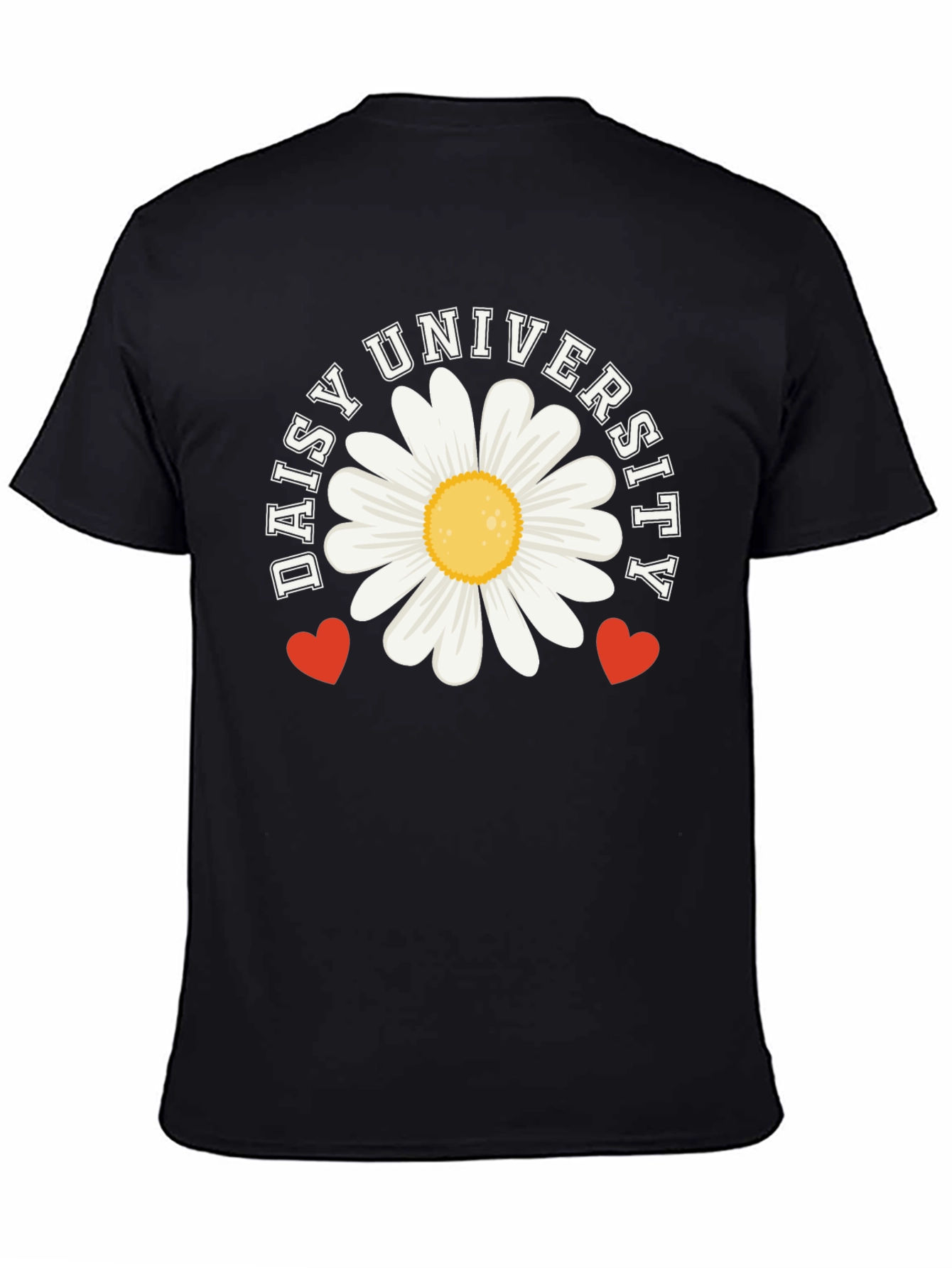 Daisy University Graphic T-Shirt - Black