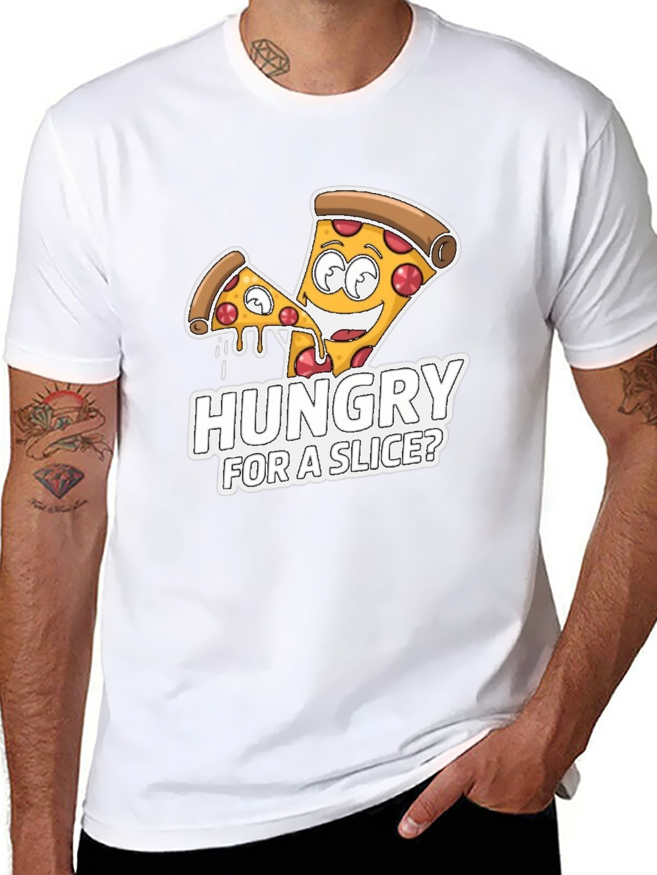 Hungry For A Slice? Pizza T-Shirt