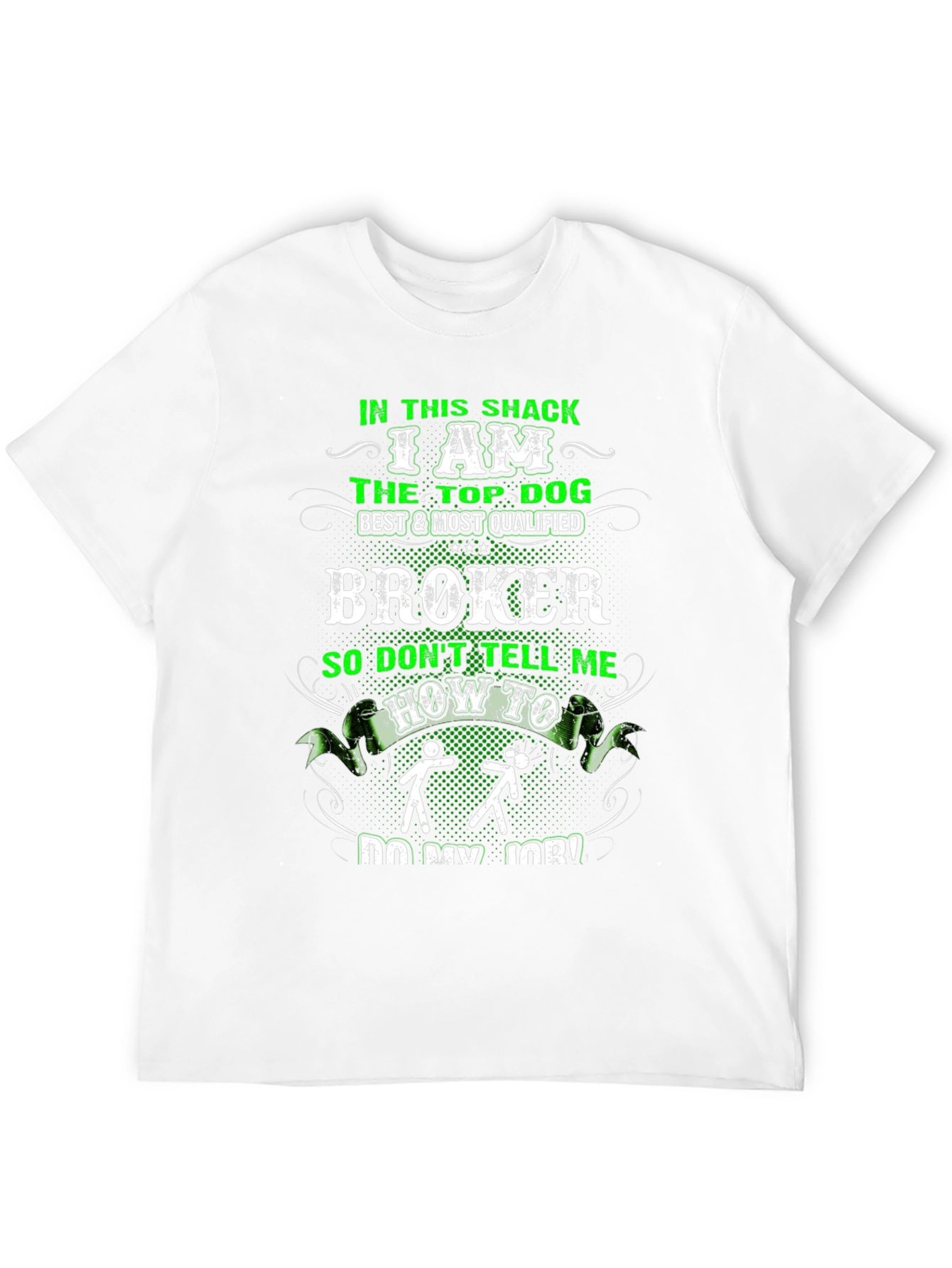 Funny Broker Graphic T-Shirt