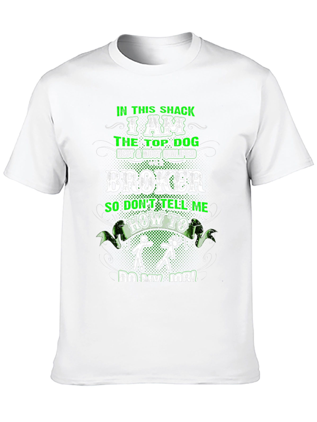 Funny Broker Graphic T-Shirt